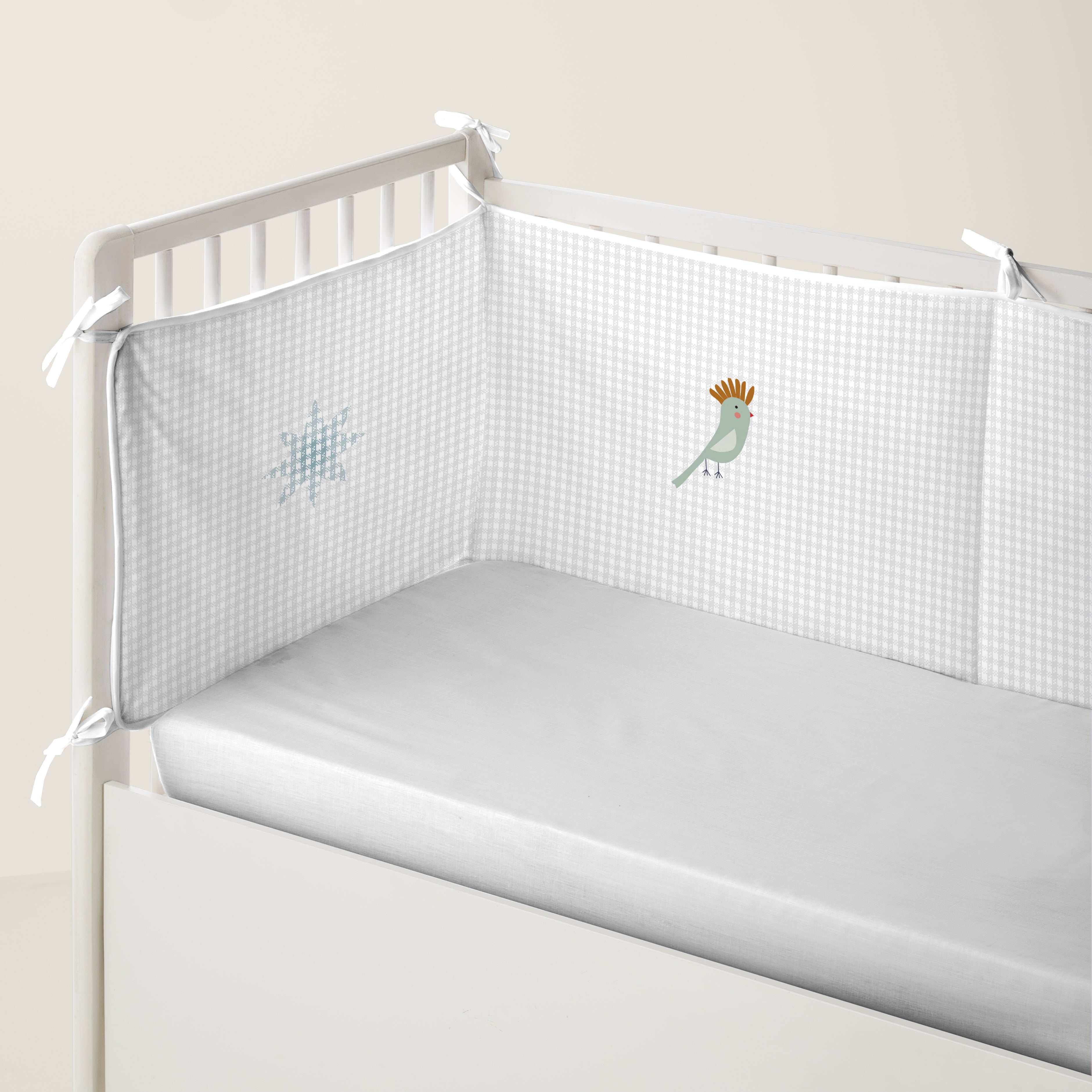 PROTECTOR CHICHONERA DE CUNA BEBÉ JUNGLA NIÑO