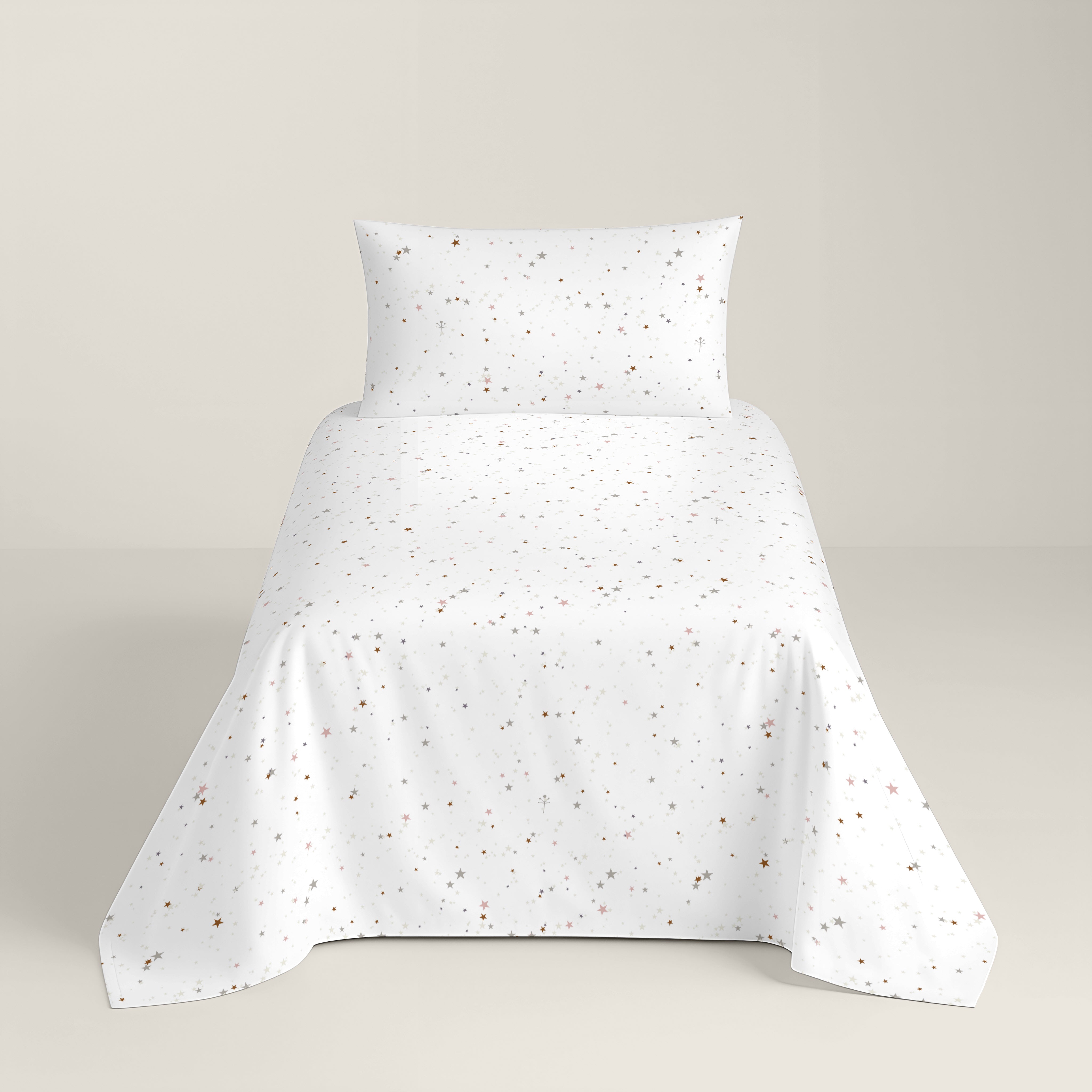 COPRIPIUMINO REVERSIBILE STAMPATO PER BAMBINI BALLERINA 100% COTONE