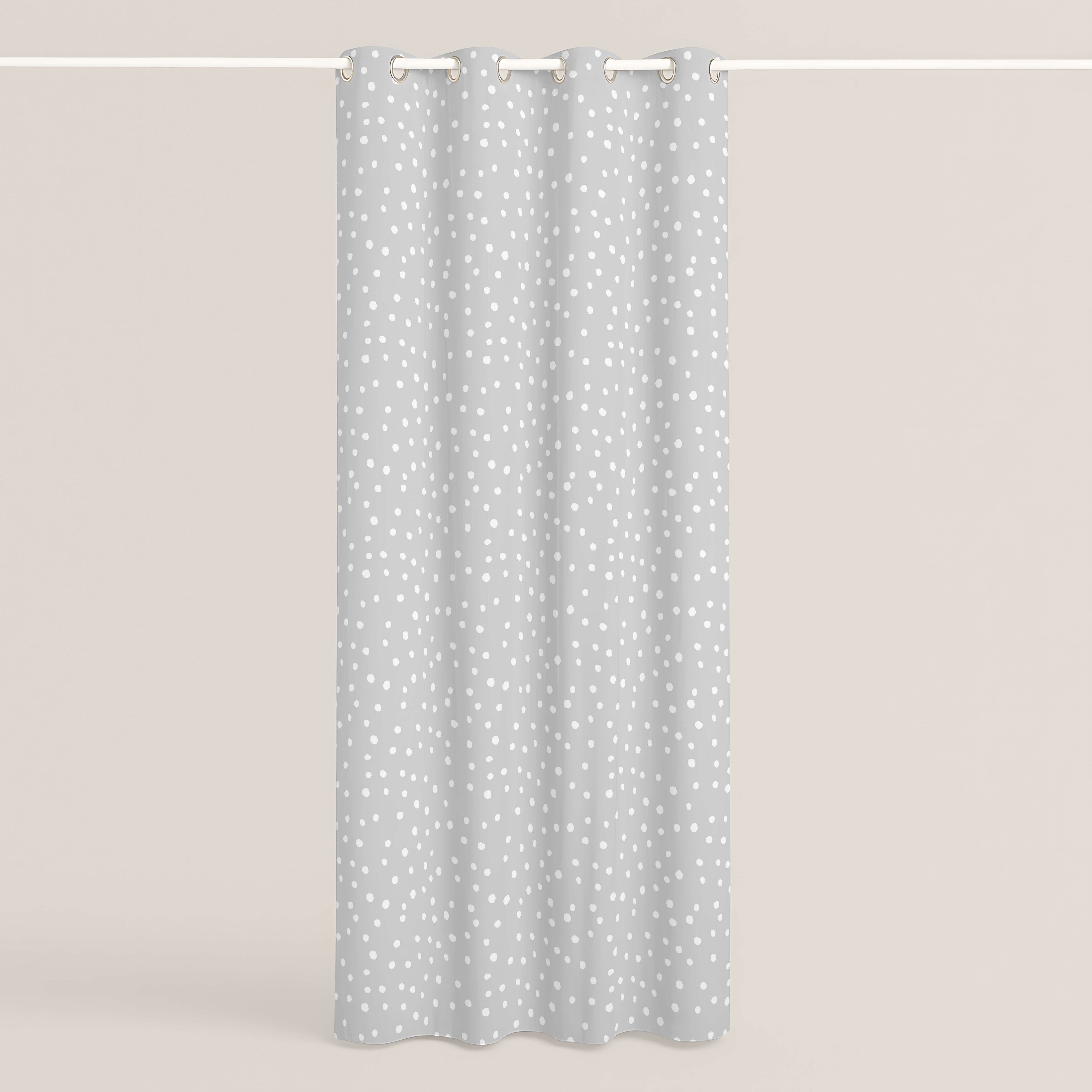 CORTINA INFANTIL LARS GREY 100% ALGODÓN