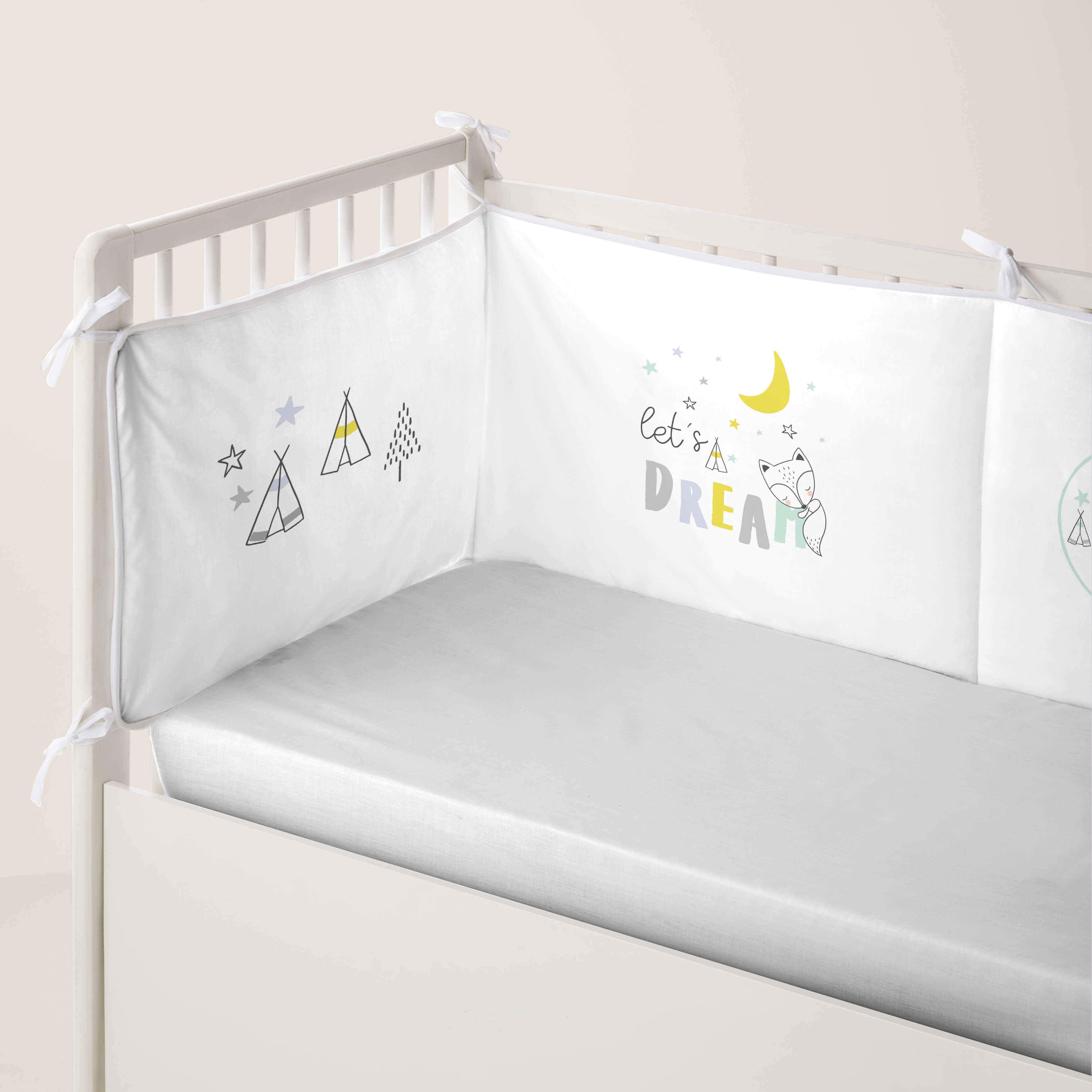 PROTECTOR CHICHONERA DE CUNA BEBÉ LETS DREAM