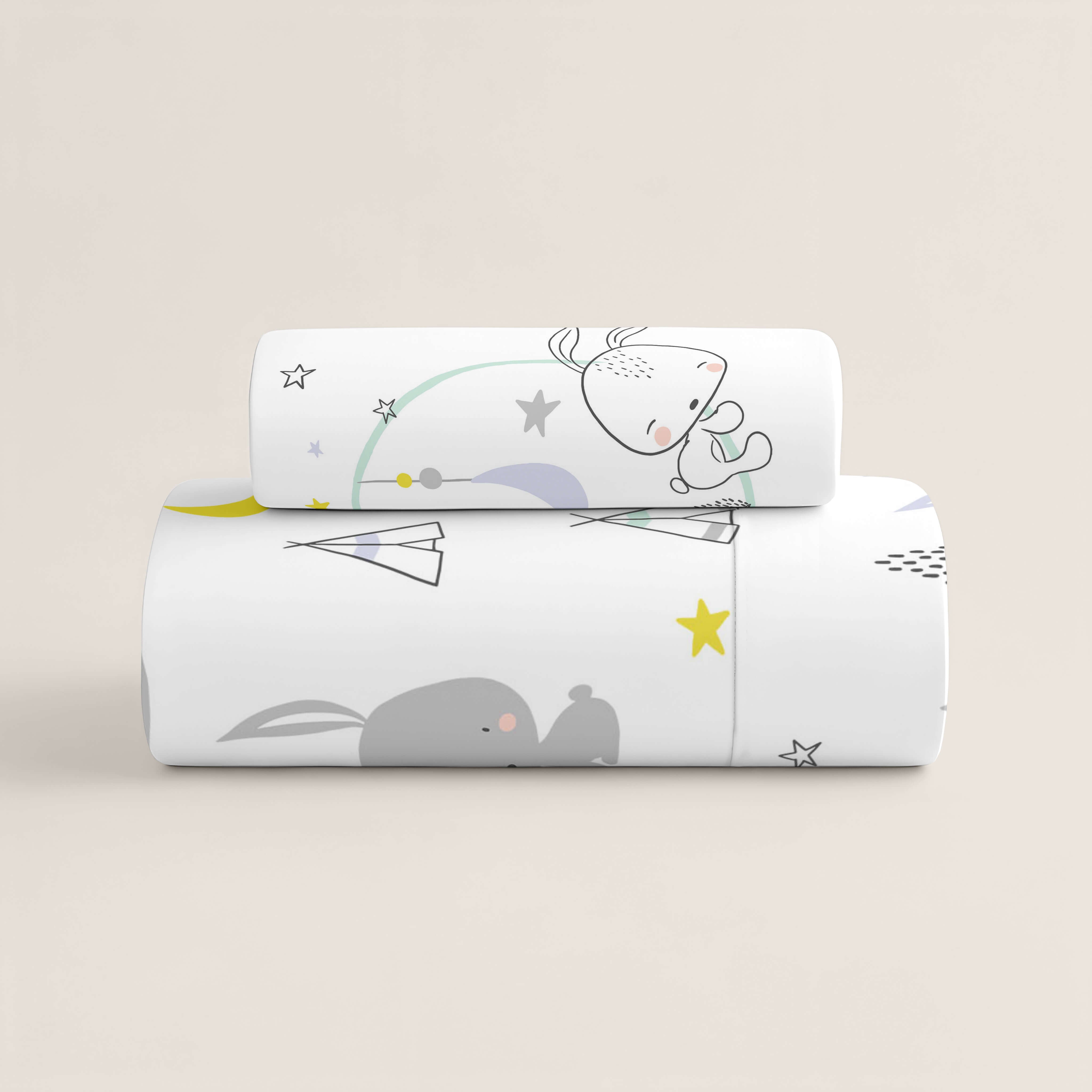 FUNDA NÓRDICA CUNA BEBÉ LETS DREAM 100% ALGODÓN