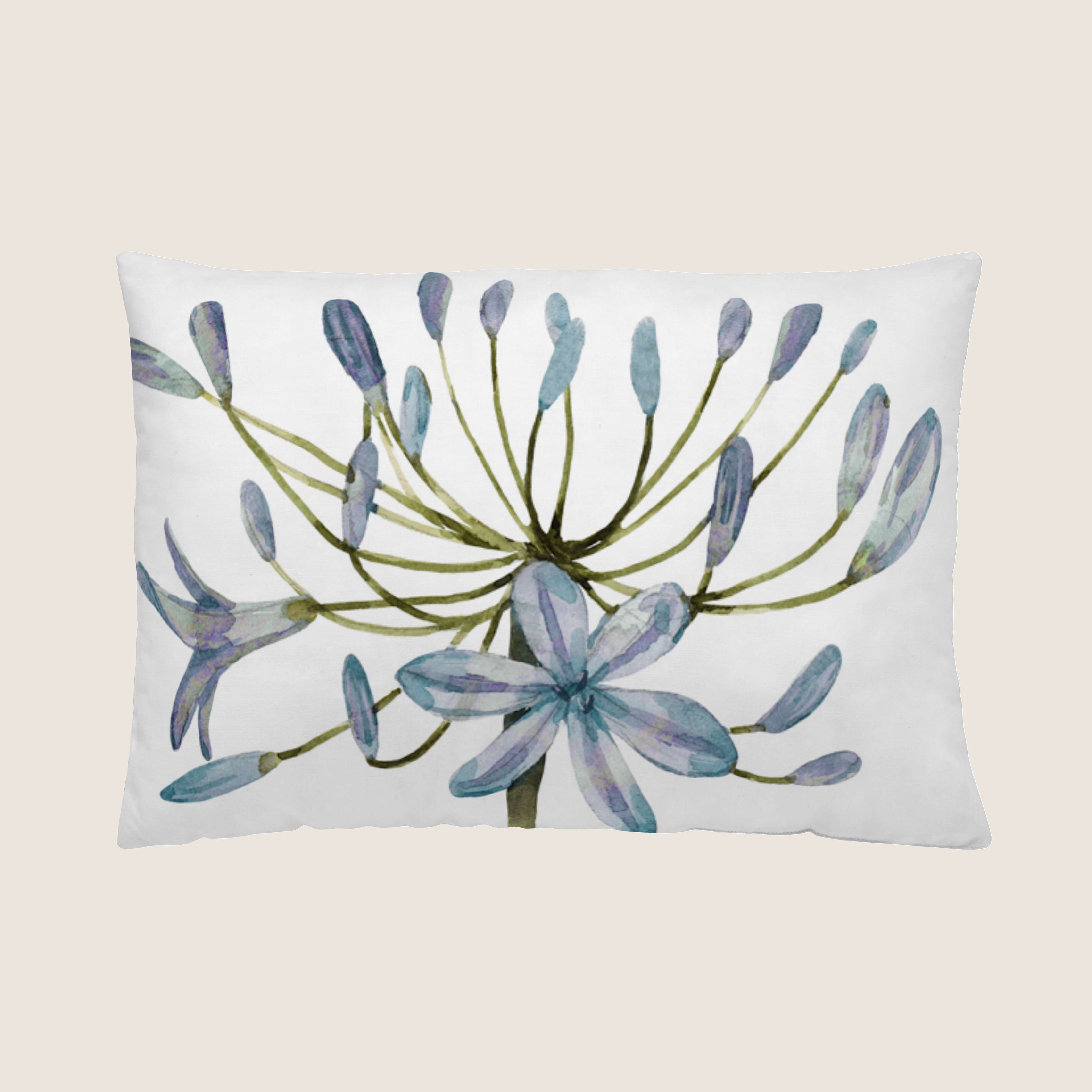 FUNDA DE COJÍN ESTAMPADO DENIA 100% ALGODÓN