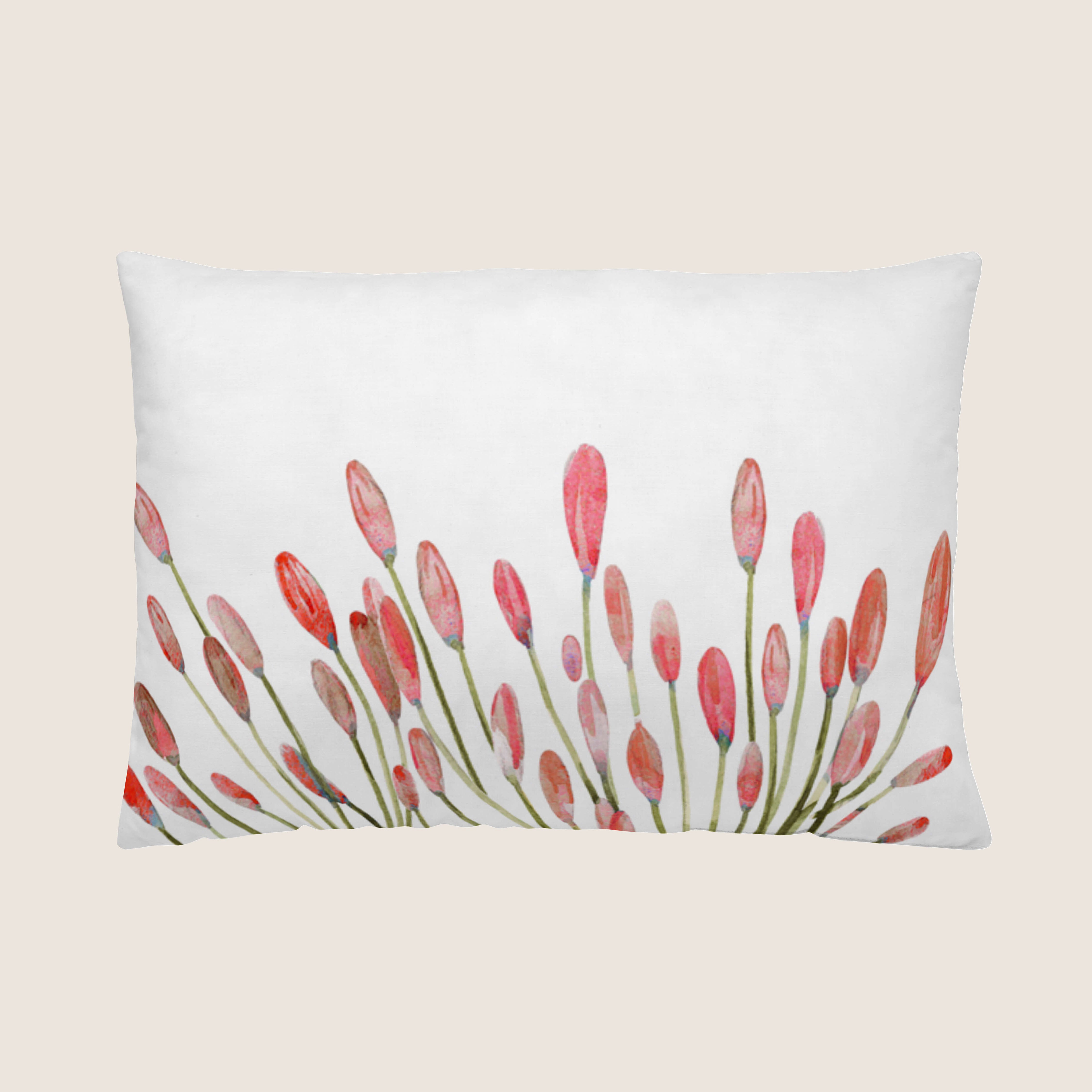 FUNDA DE COJÍN ESTAMPADO DENIA 100% ALGODÓN