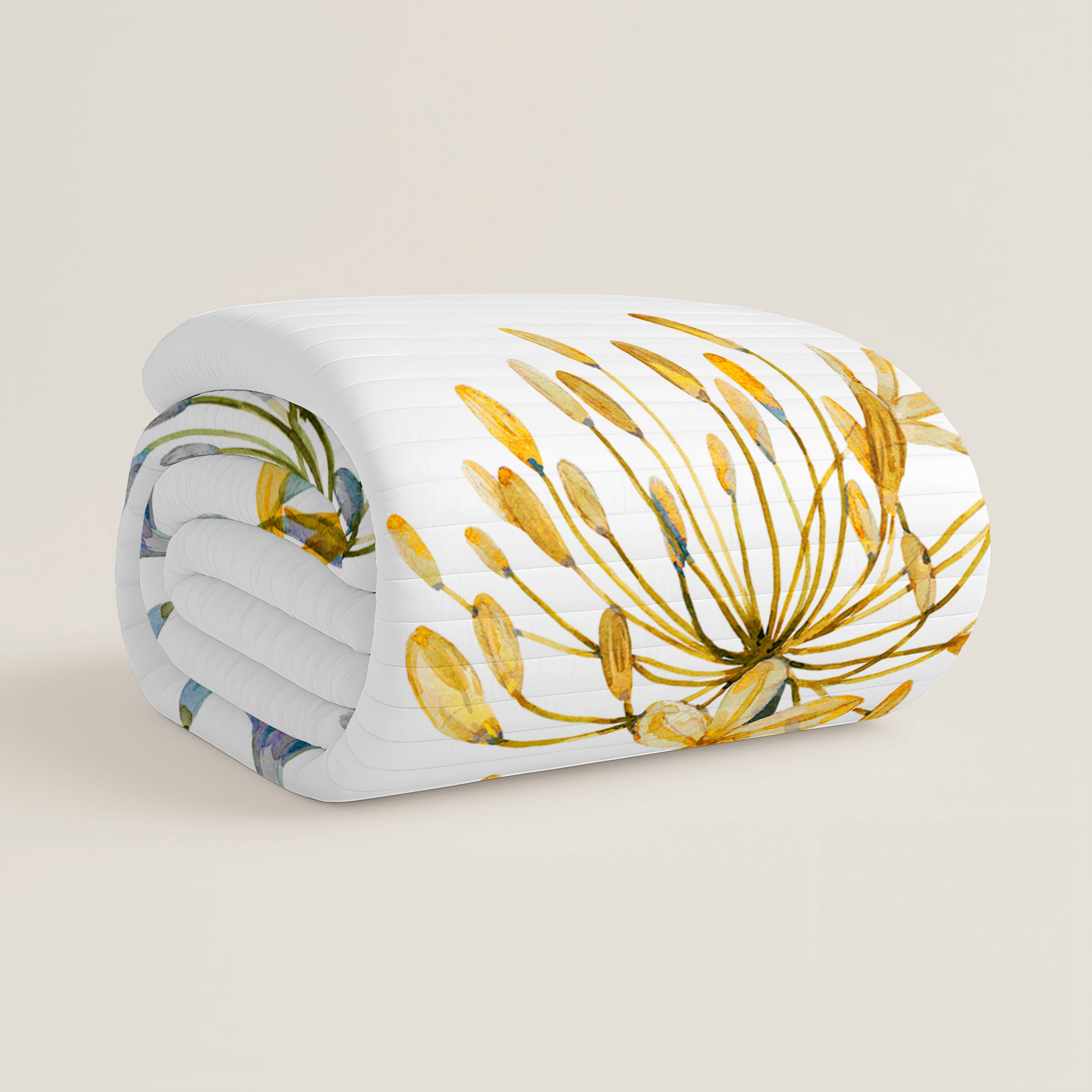 COLCHA BOUTI ESTAMPADA DENIA 100% ALGODÓN