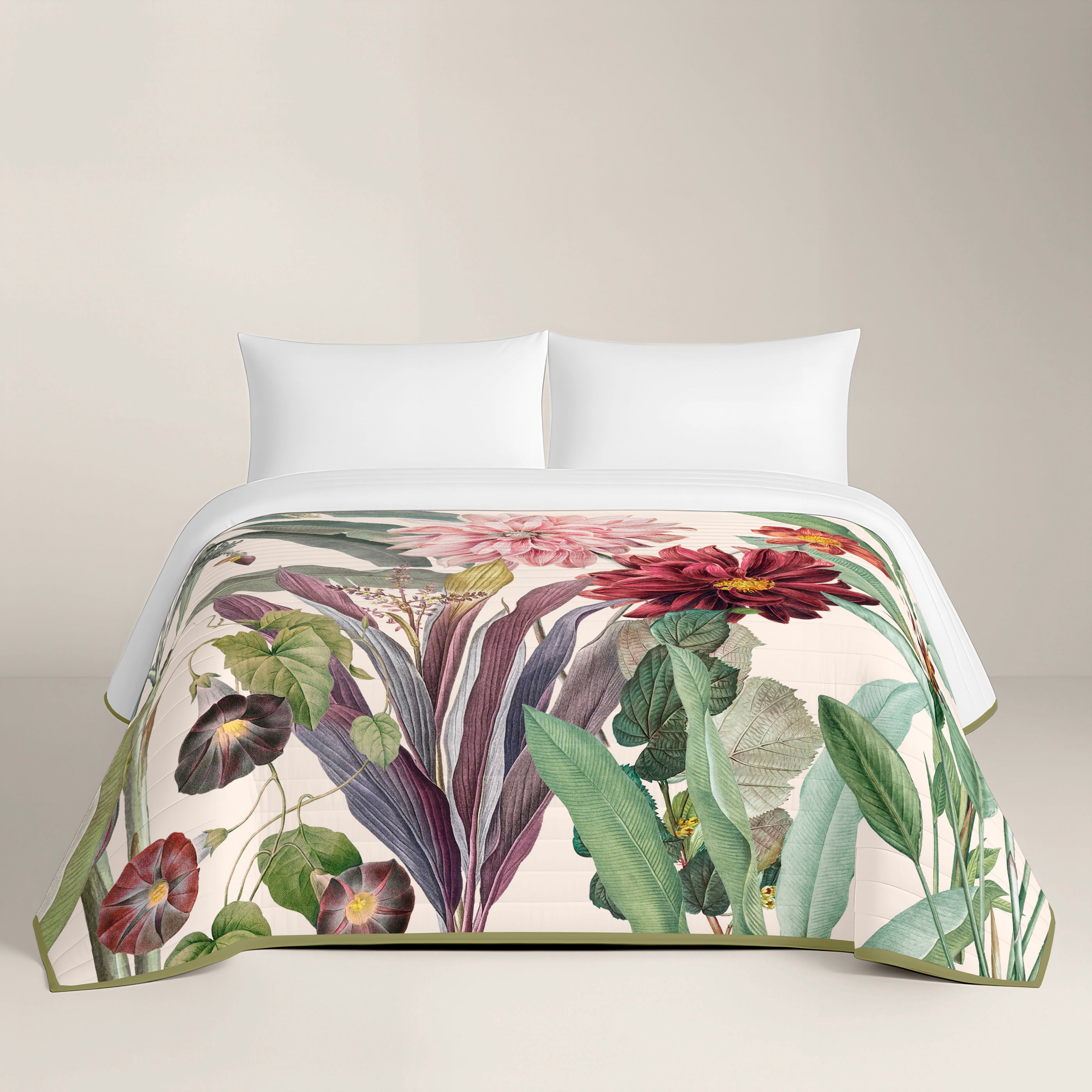 COLCHA BOUTI ESTAMPADA MIRELLE 100% ALGODÓN