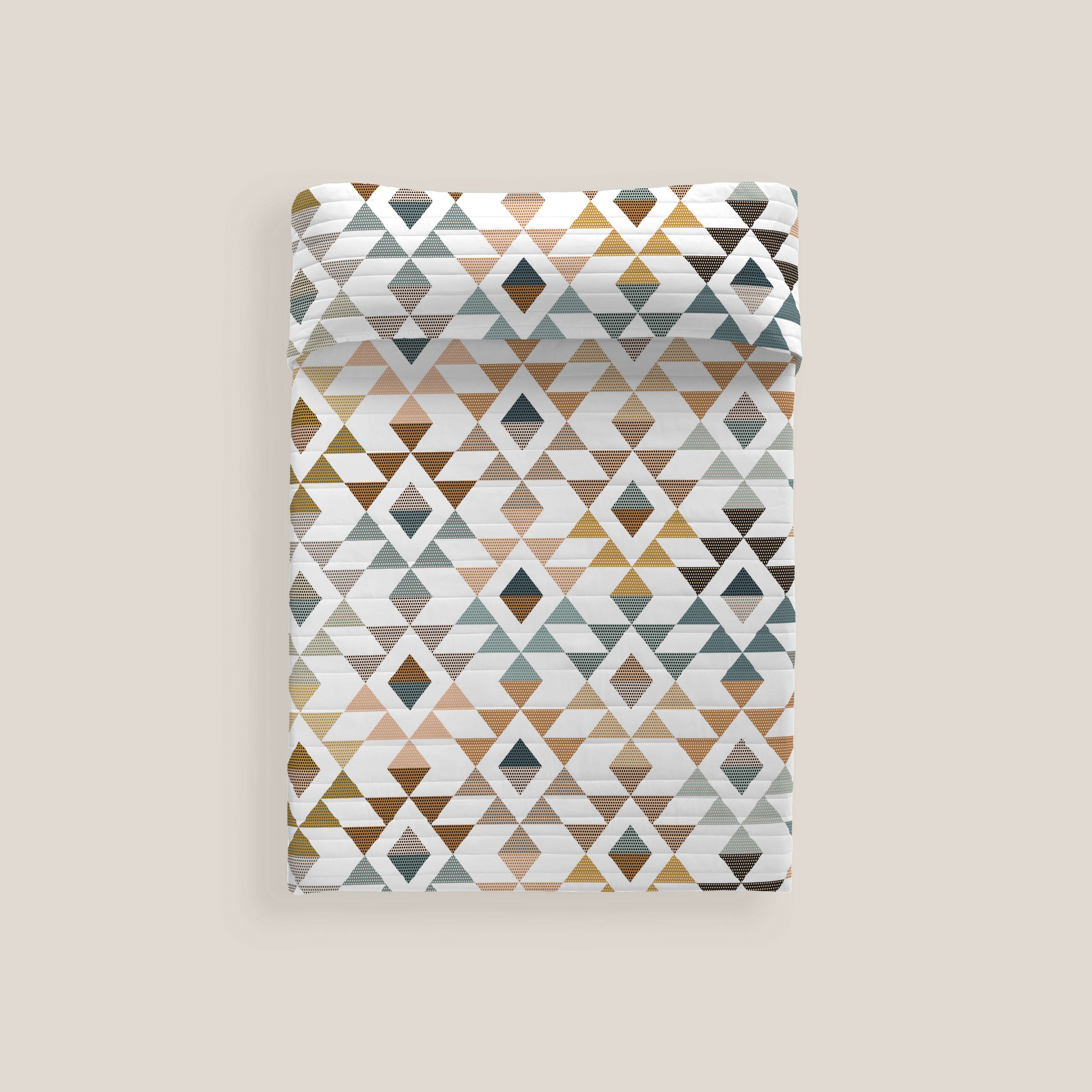 COLCHA BOUTI ESTAMPADA OLSEN 100% ALGODÓN