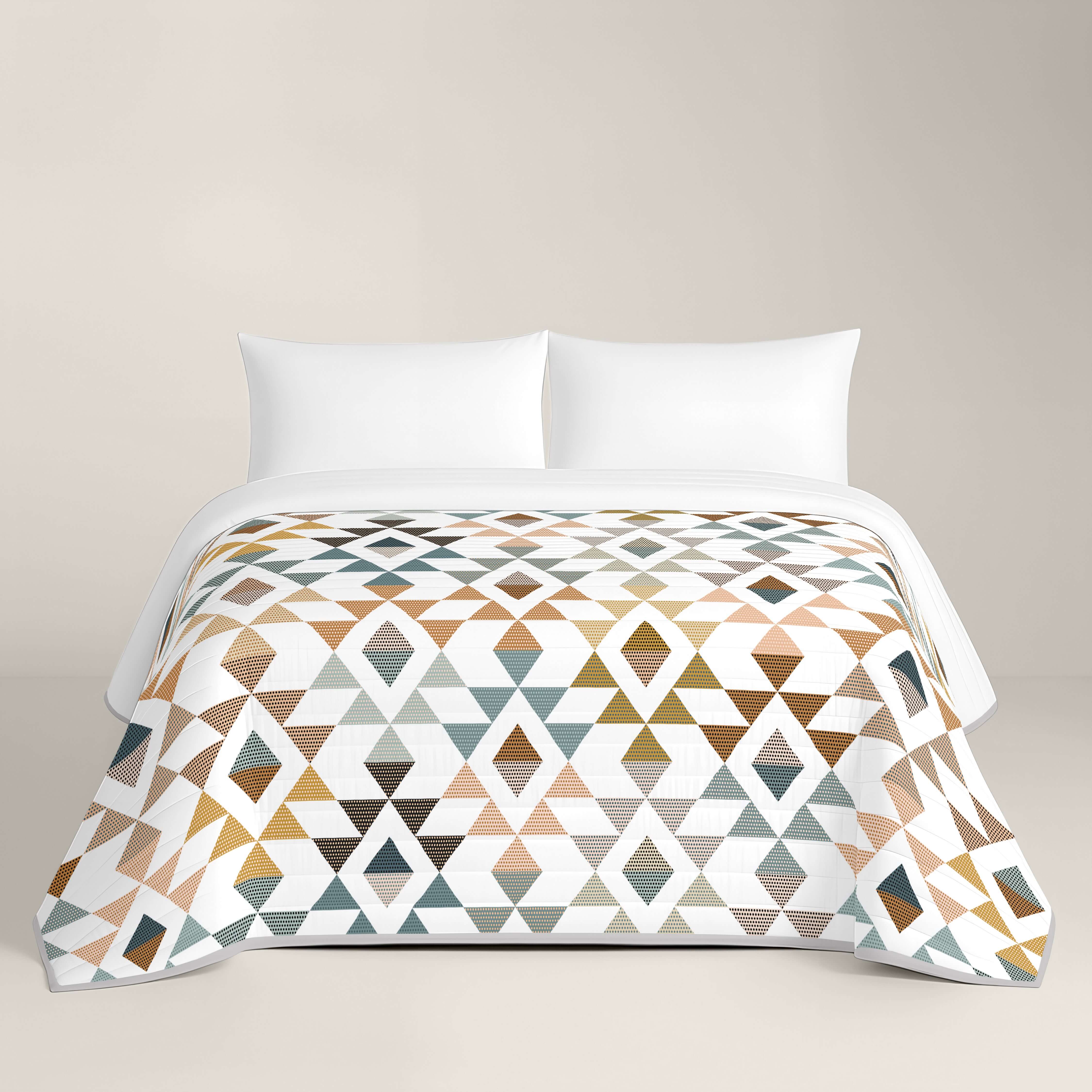 COLCHA BOUTI ESTAMPADA OLSEN 100% ALGODÓN