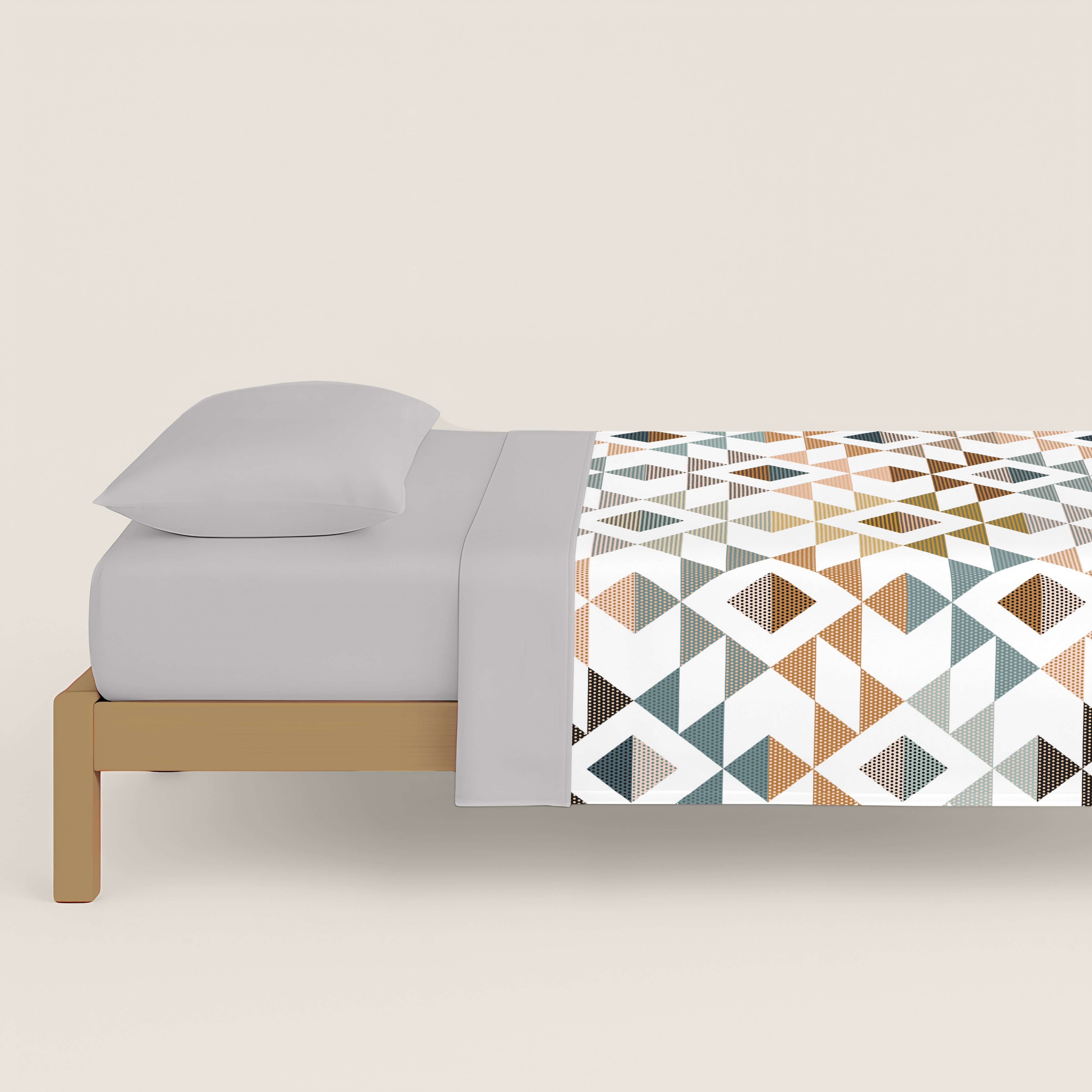 FUNDA NÓRDICA ESTAMPADA OLSEN 100% ALGODÓN