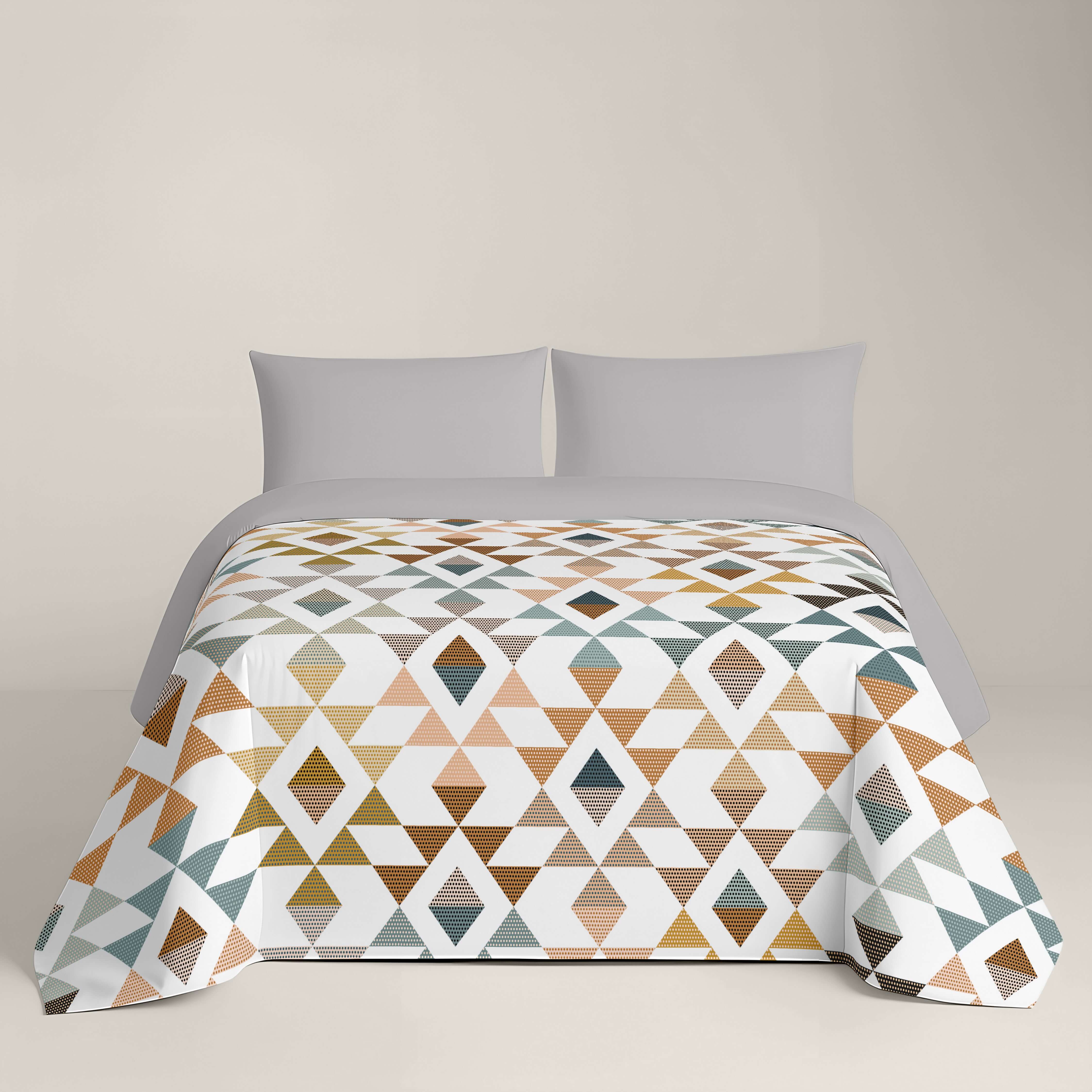 FUNDA NÓRDICA ESTAMPADA OLSEN 100% ALGODÓN