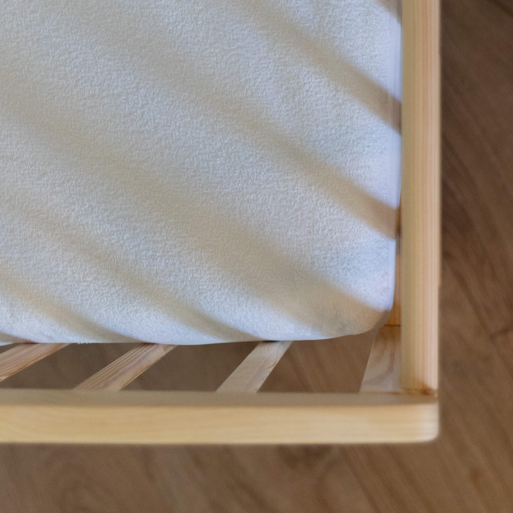 PROTECTOR DE COLCHÓN AJUSTABLE CUNA BEBÉ 100% ALGODÓN