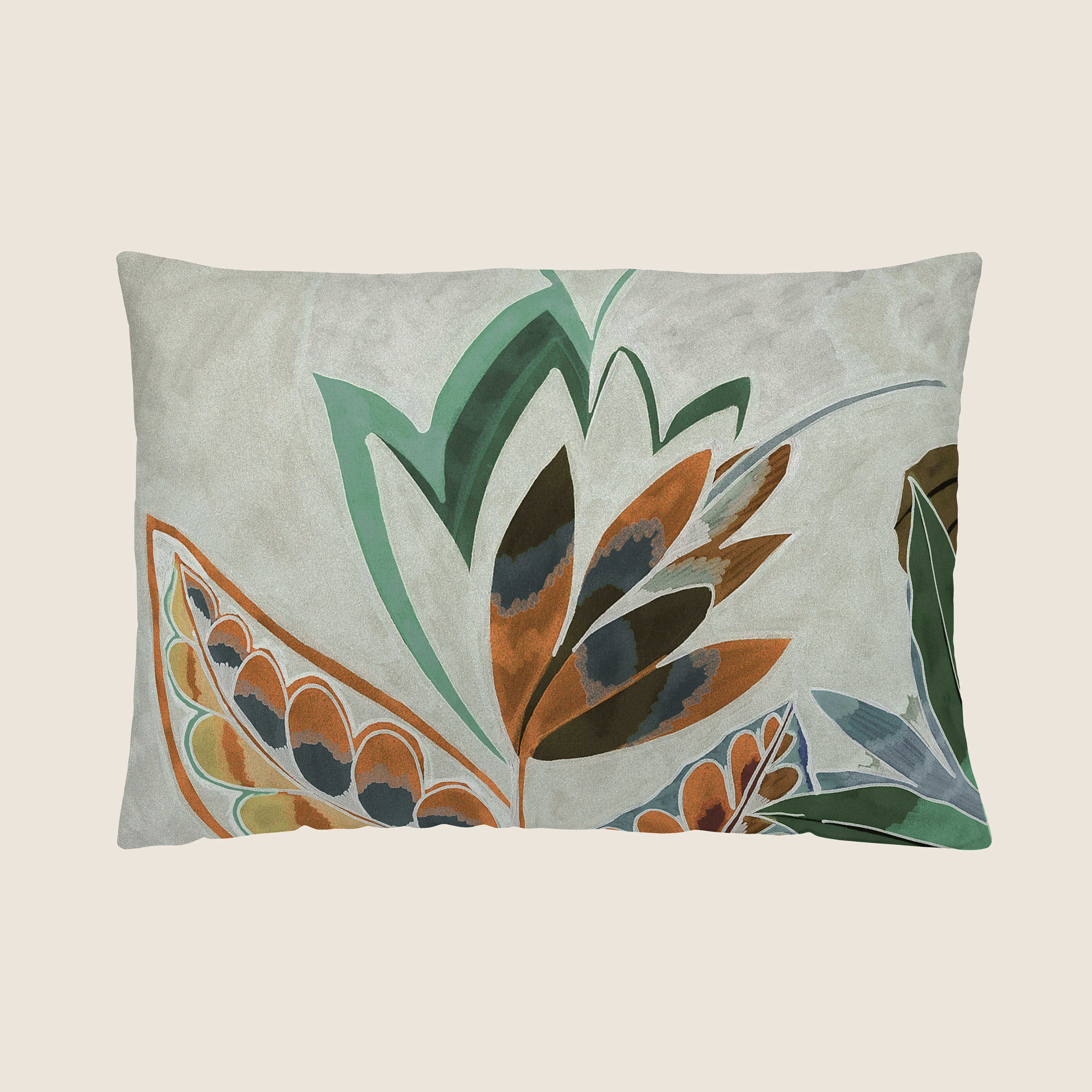 FUNDA DE COJÍN ESTAMPADO SORELA 100% ALGODÓN