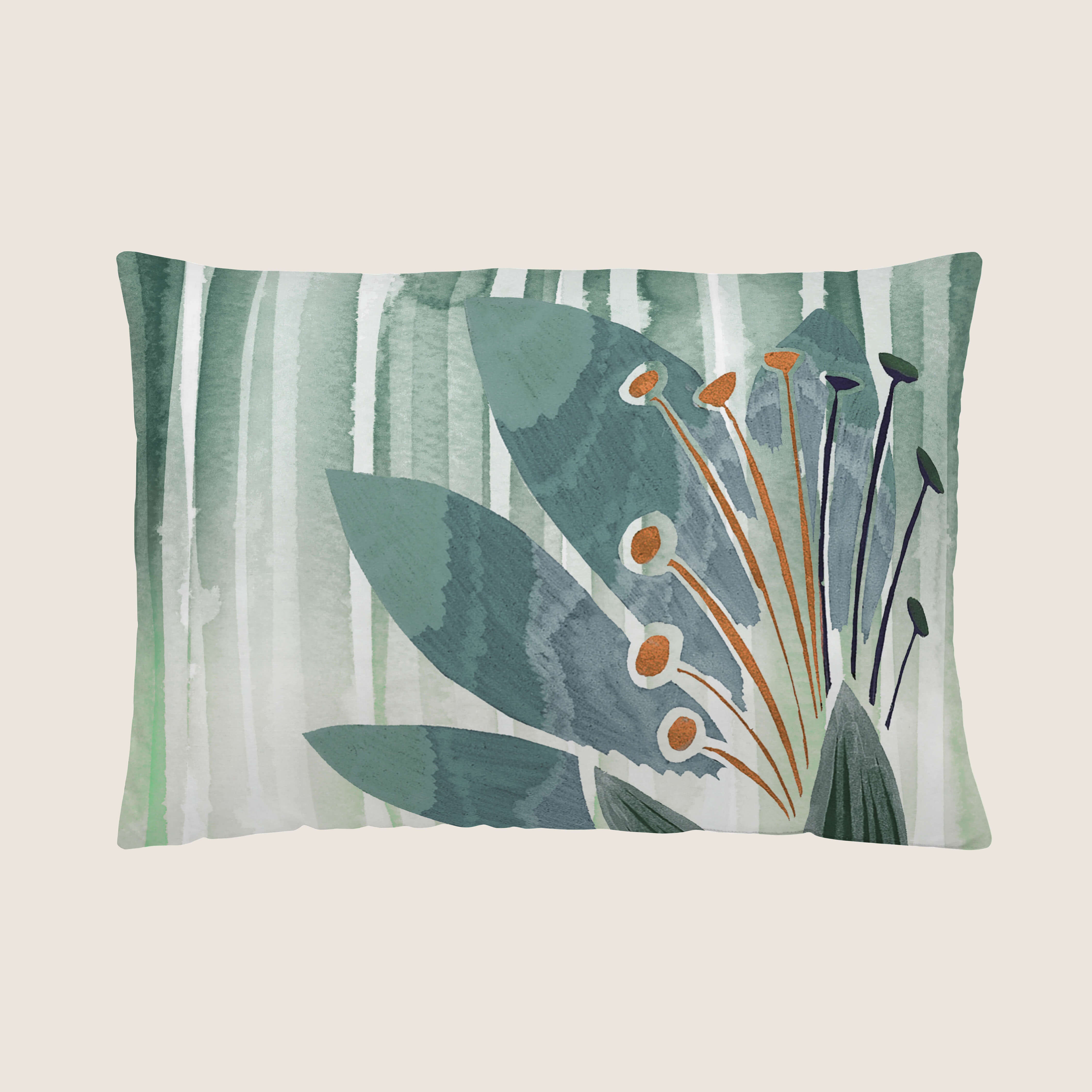 FUNDA DE COJÍN ESTAMPADO SORELA 100% ALGODÓN