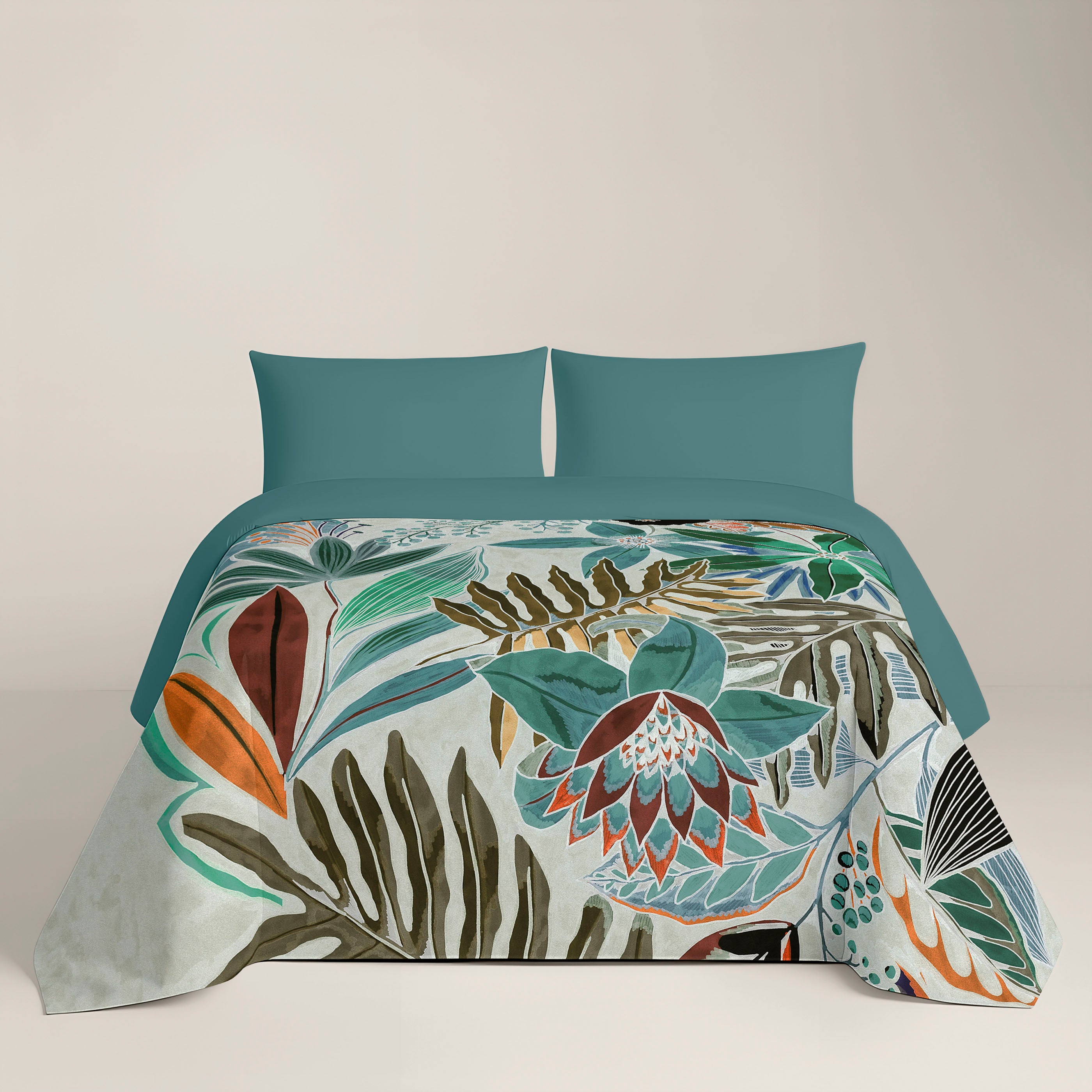 FUNDA NÓRDICA ESTAMPADA SORELA 100% ALGODÓN