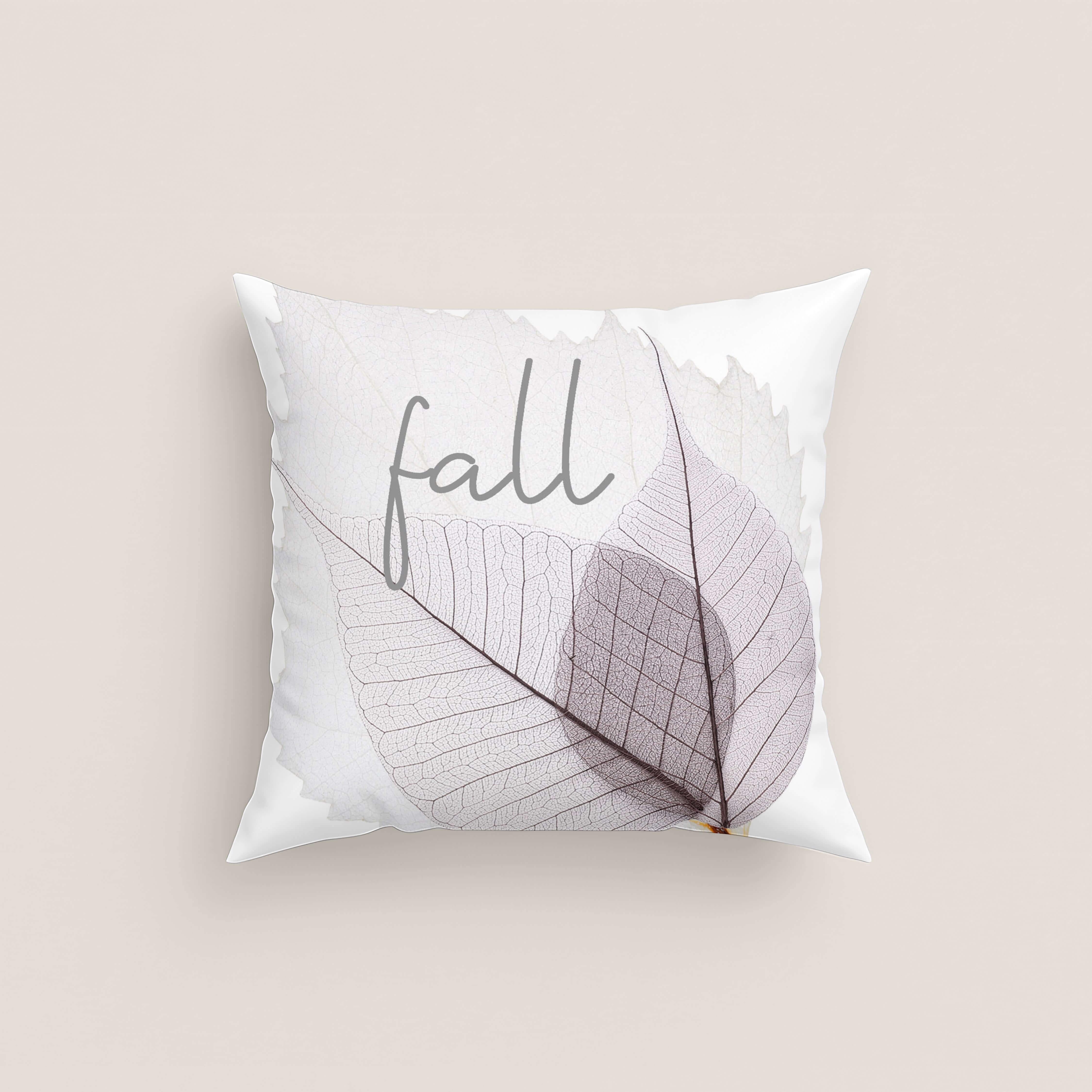 FUNDA DE COJÍN ESTAMPADO FALL 100% ALGODÓN