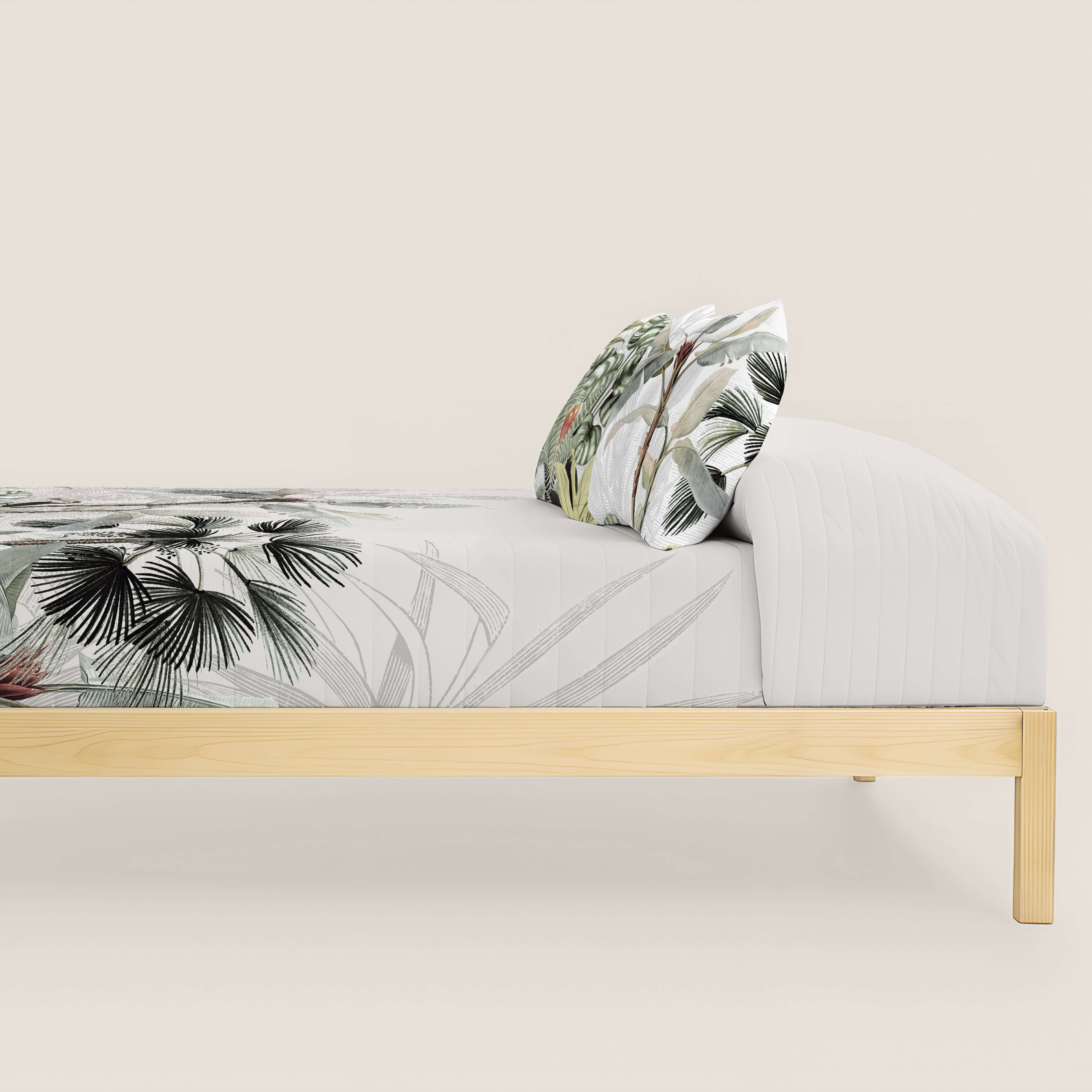 COLCHA BOUTI ESTAMPADA AMAZONIA 100% ALGODÓN