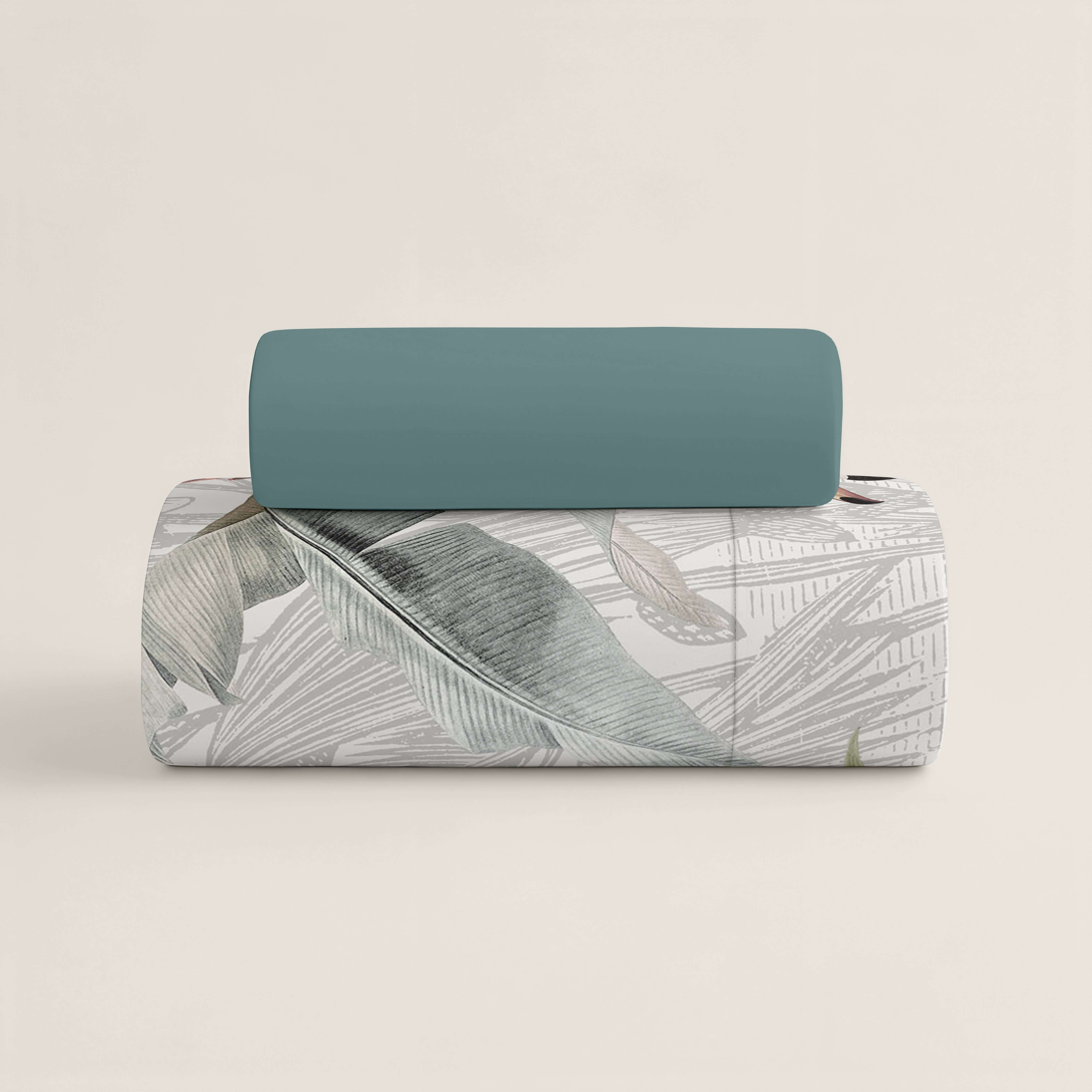 FUNDA NÓRDICA ESTAMPADA AMAZONIA 100% ALGODÓN