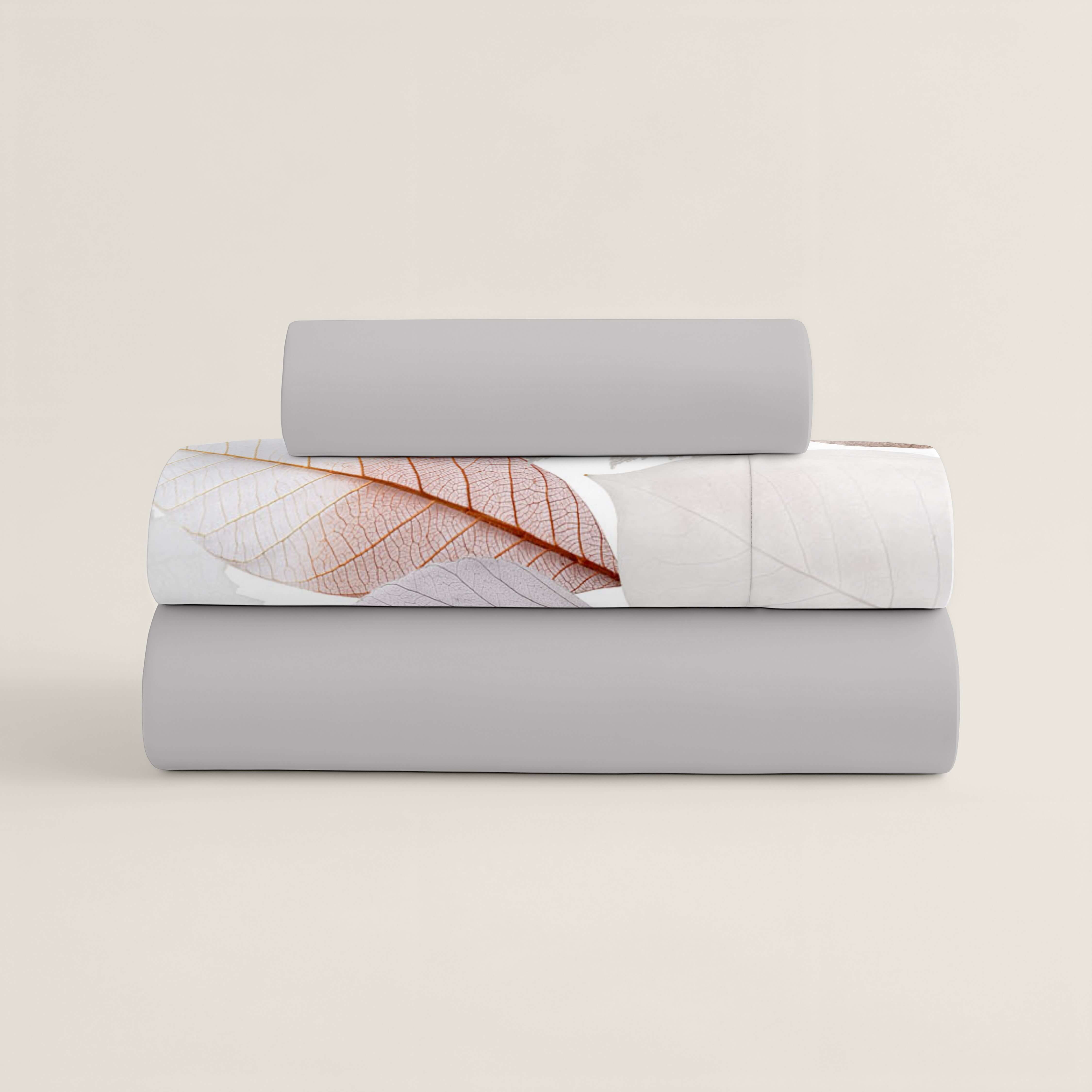 JUEGO SÁBANAS ESTAMPADAS FALL 100% ALGODÓN