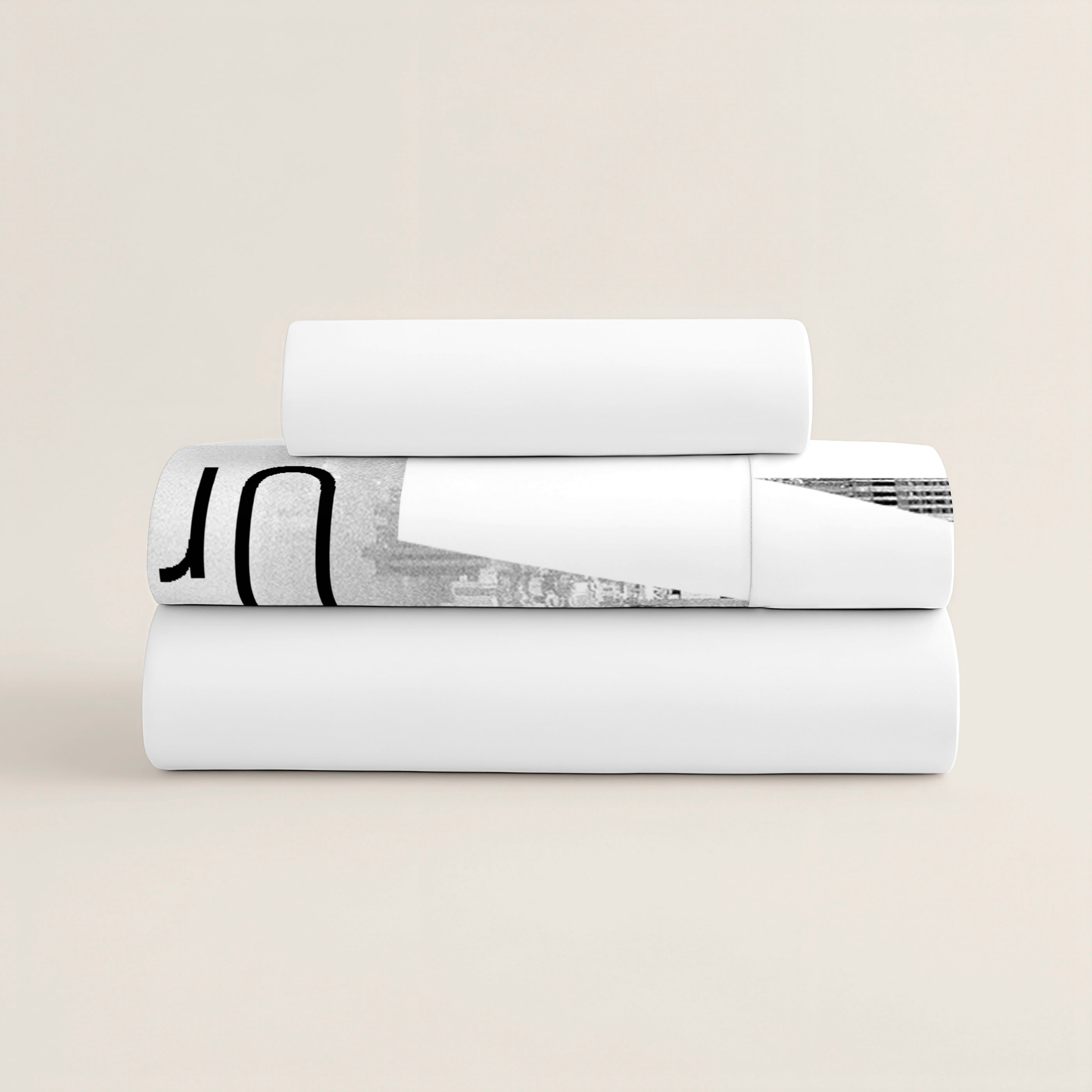 JUEGO SÁBANAS ESTAMPADAS NYC 100% ALGODÓN