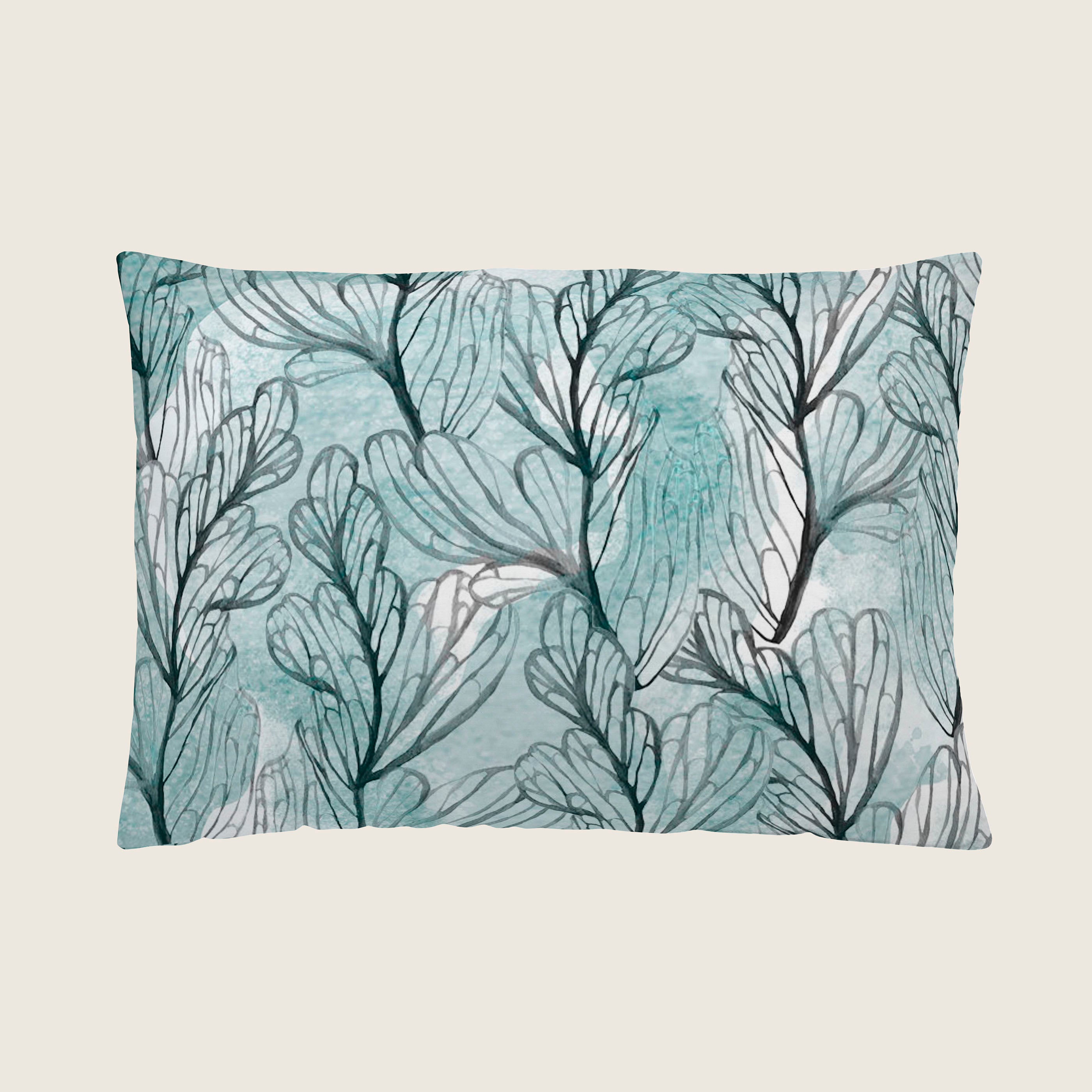 FUNDA DE COJÍN ESTAMPADO SEA SALT 100% ALGODÓN