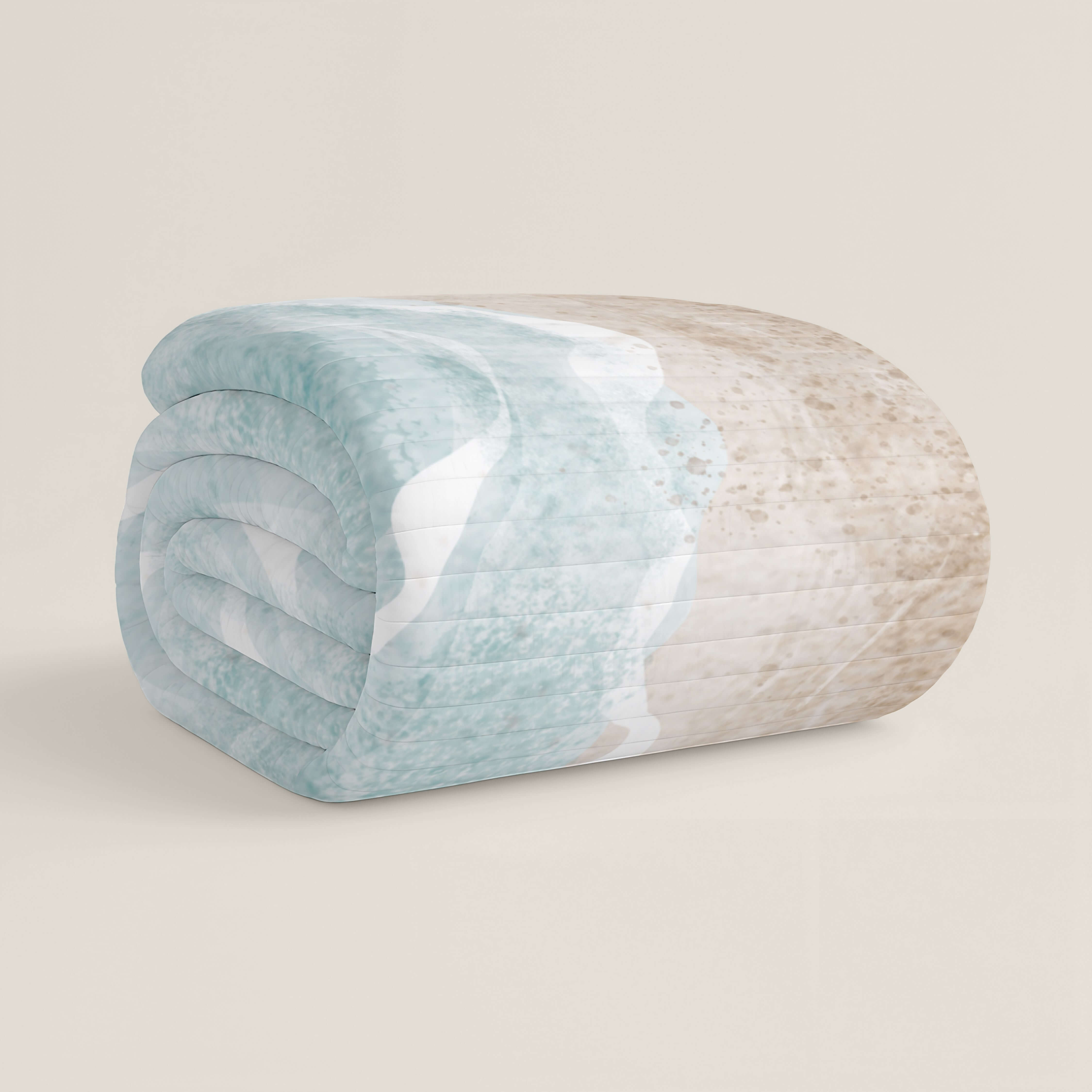 COLCHA BOUTI ESTAMPADA SEA SALT 100% ALGODÓN