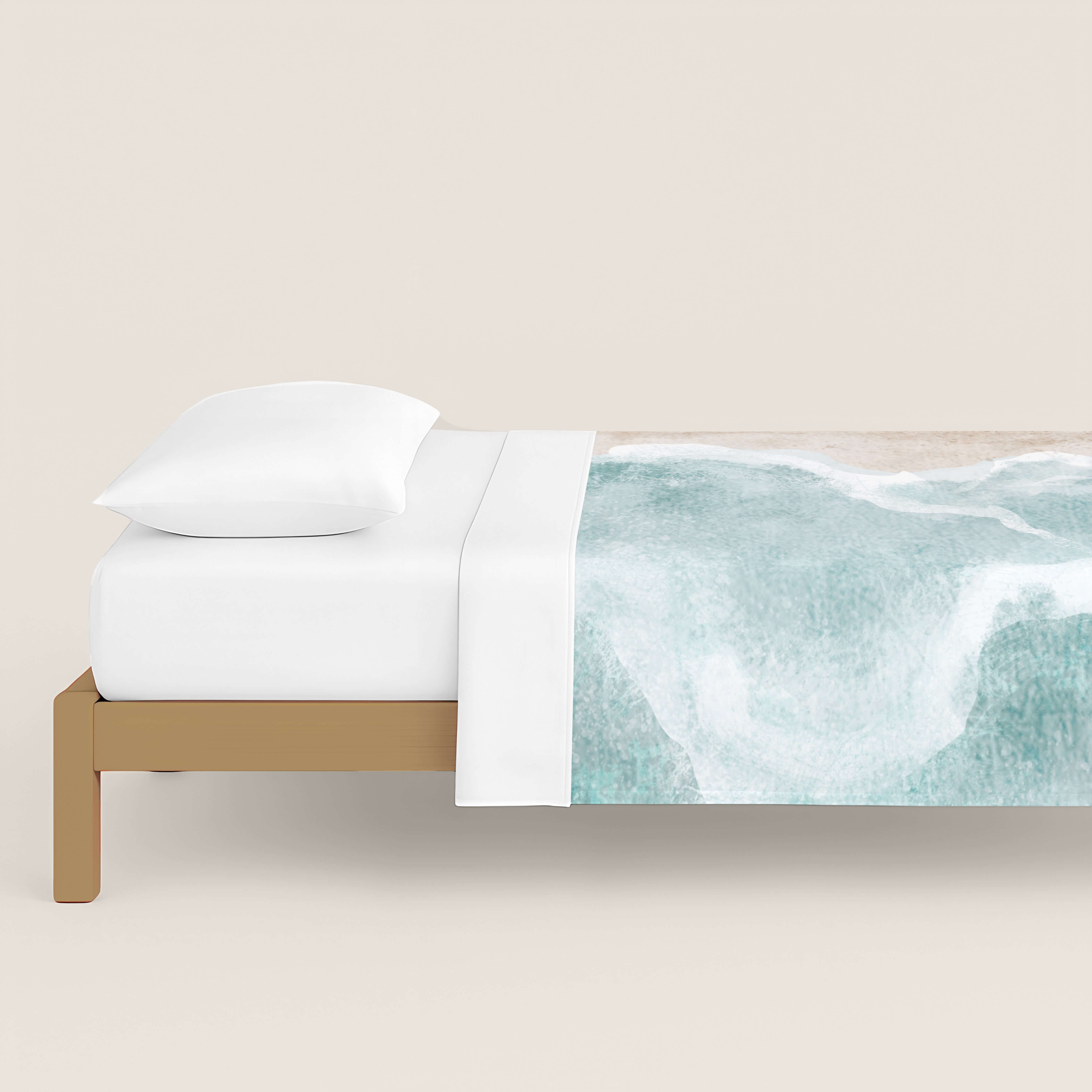 FUNDA NÓRDICA ESTAMPADA SEA SALT 100% ALGODÓN