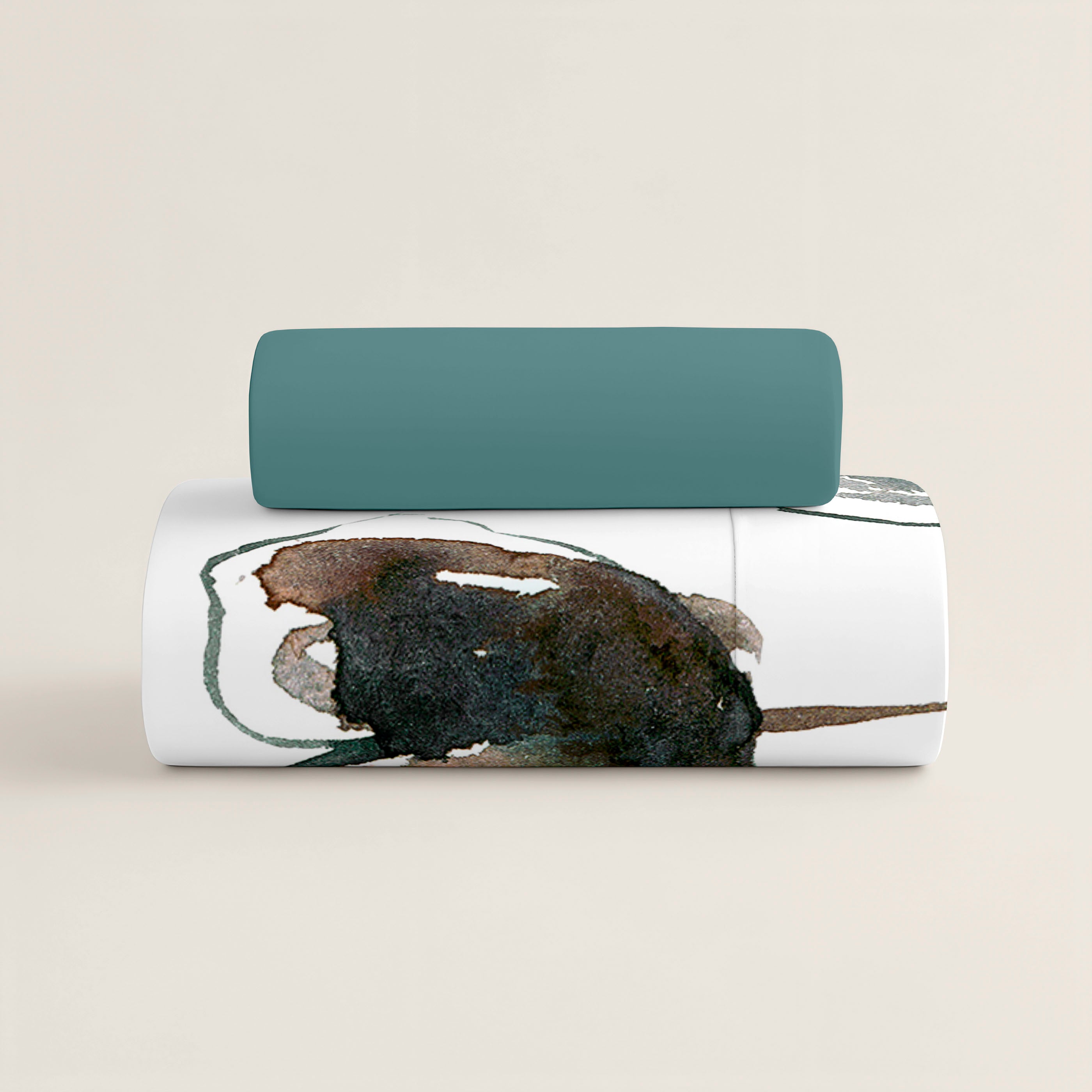 FUNDA NÓRDICA ESTAMPADA LARISA 100% ALGODÓN