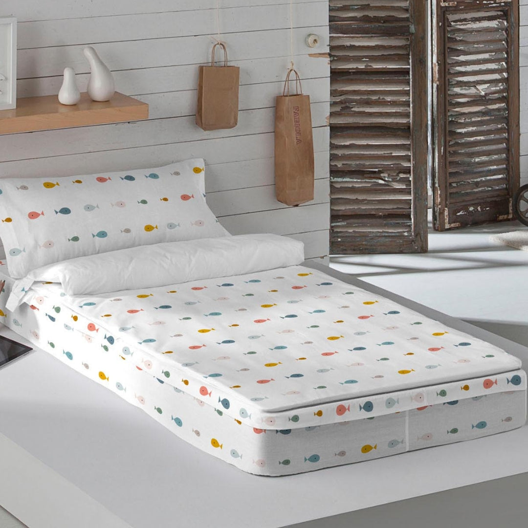 SACCO NORDICO INFANTILE MAPPAMONDO 100% COTONE