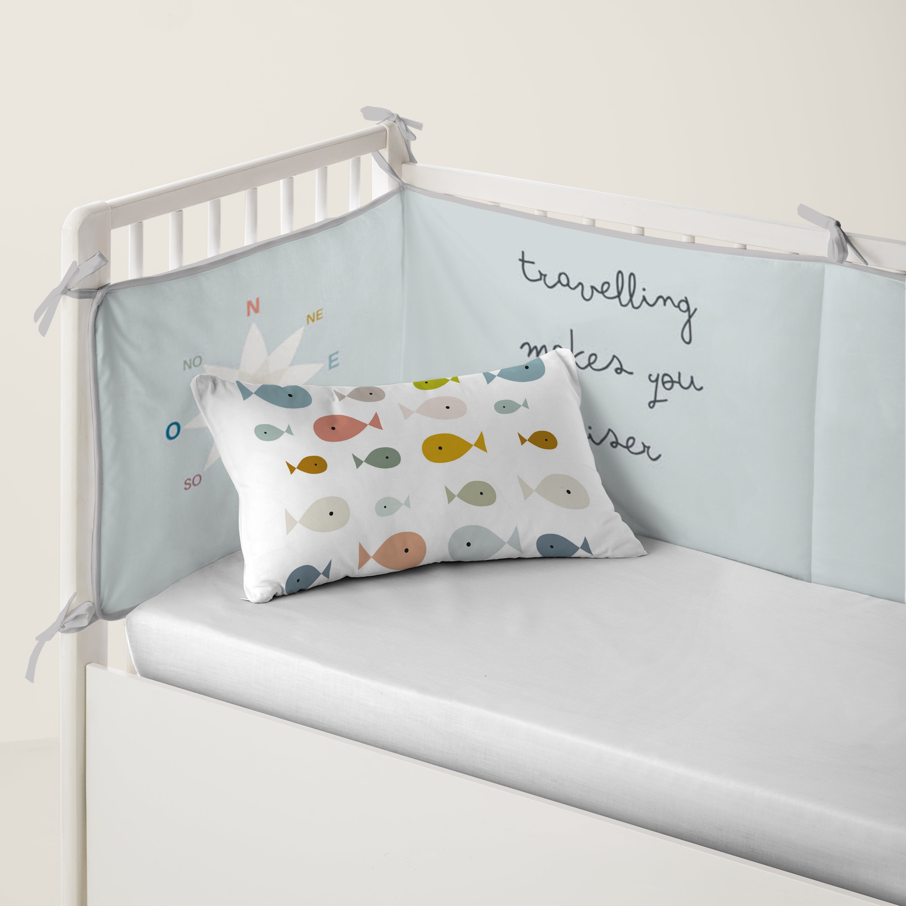 PROTECTOR CHICHONERA DE CUNA BEBÉ MAPAMUNDI