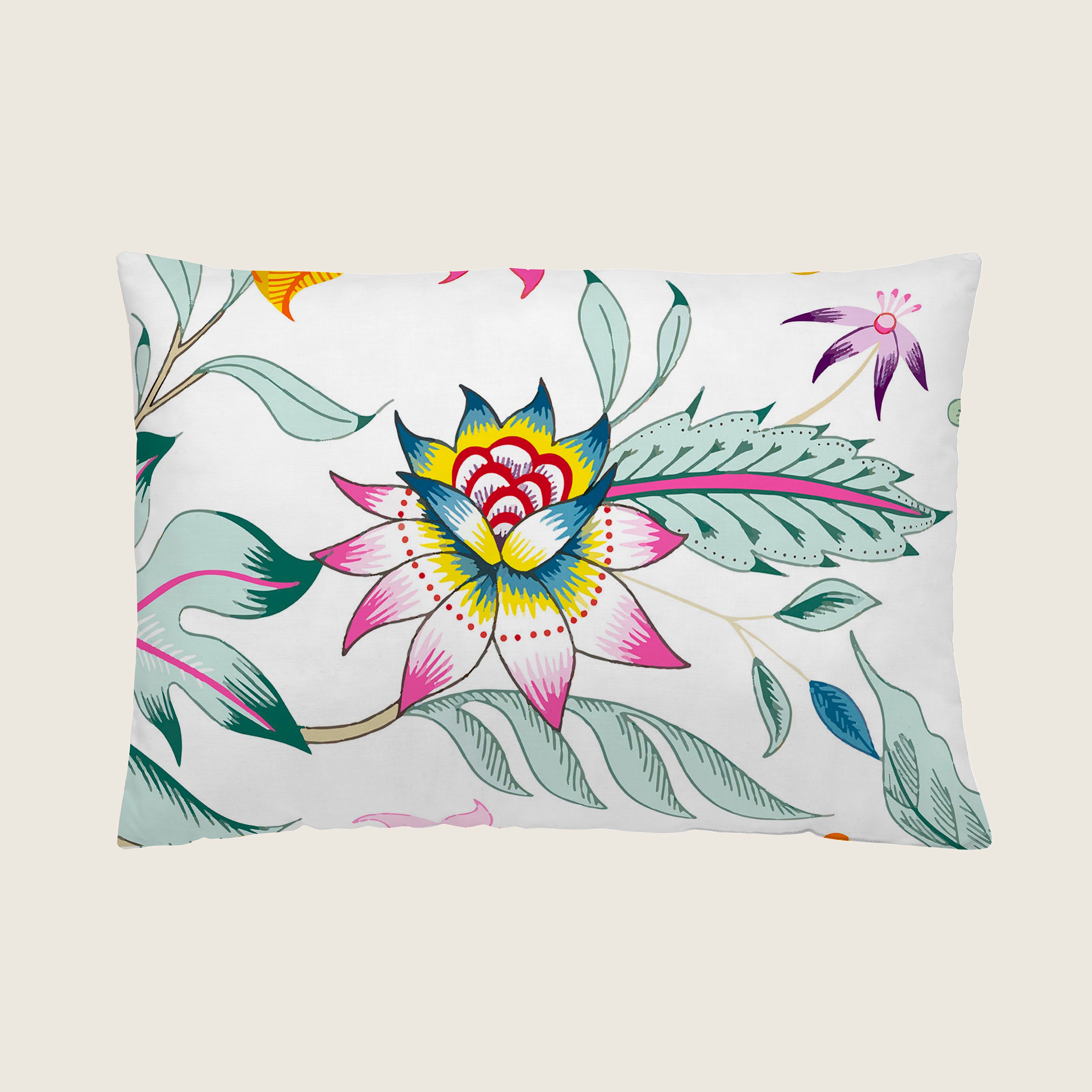 FUNDA DE COJÍN ESTAMPADO SELENA 100% ALGODÓN