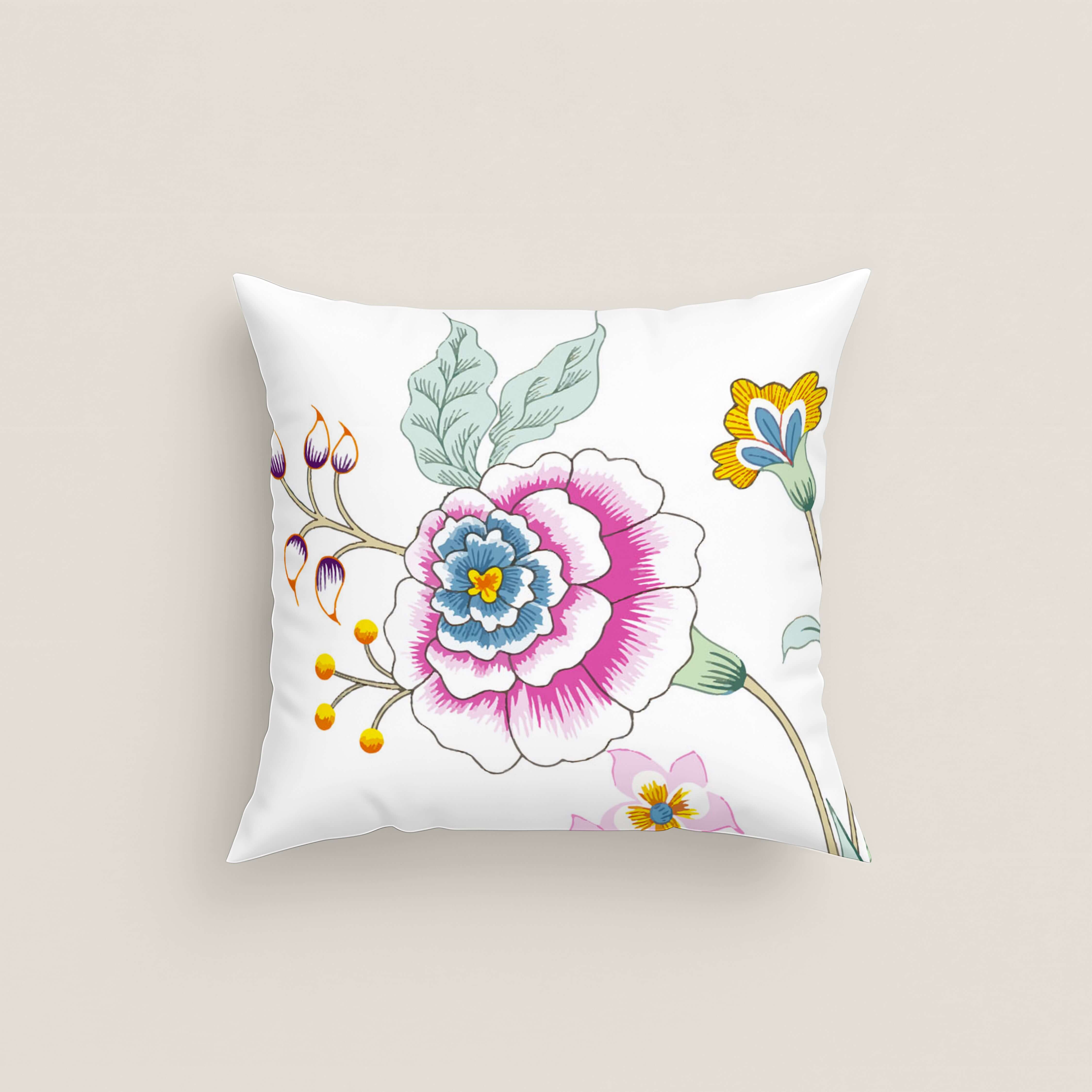 FUNDA DE COJÍN ESTAMPADO SELENA 100% ALGODÓN