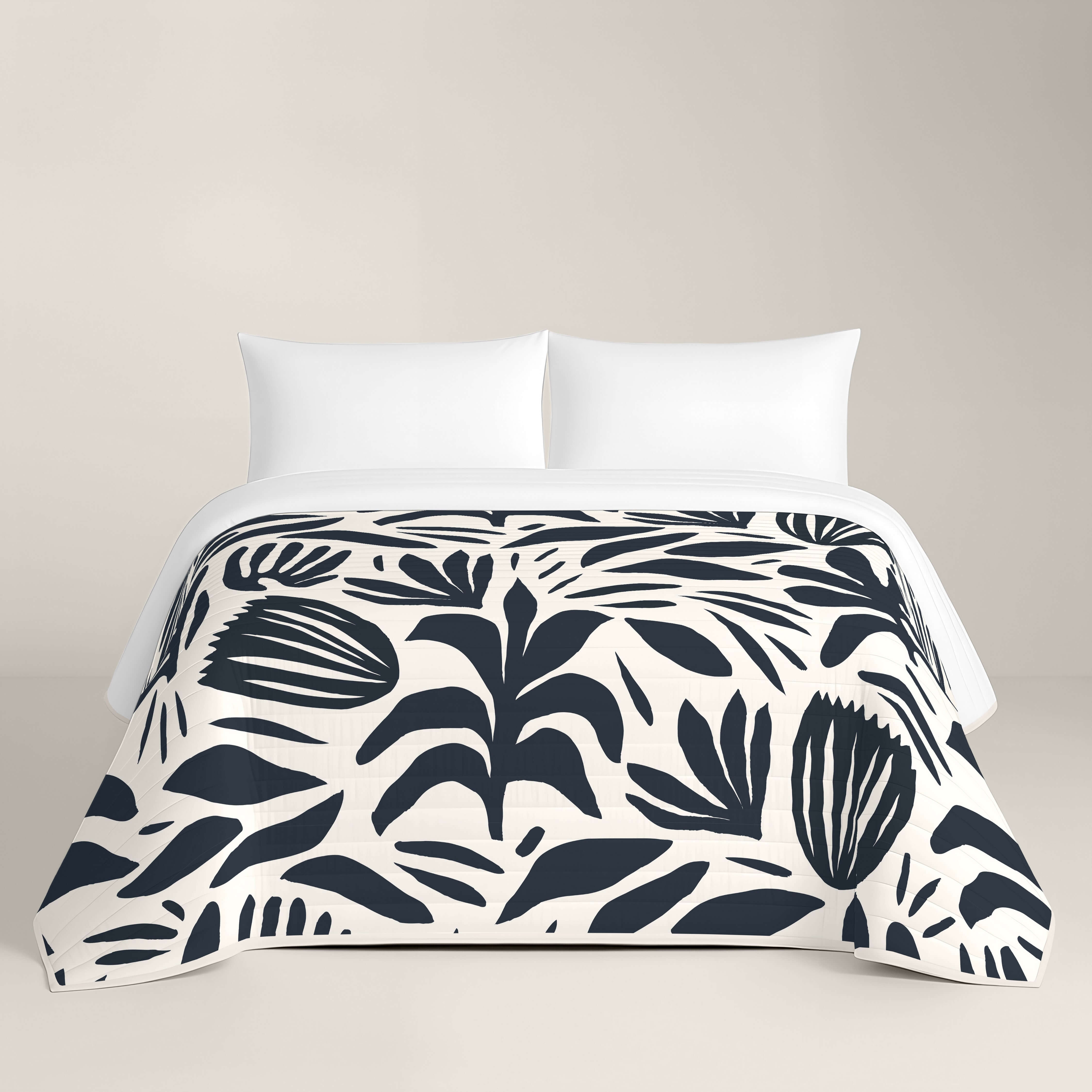 COLCHA BOUTI ESTAMPADA KILE 100% ALGODÓN