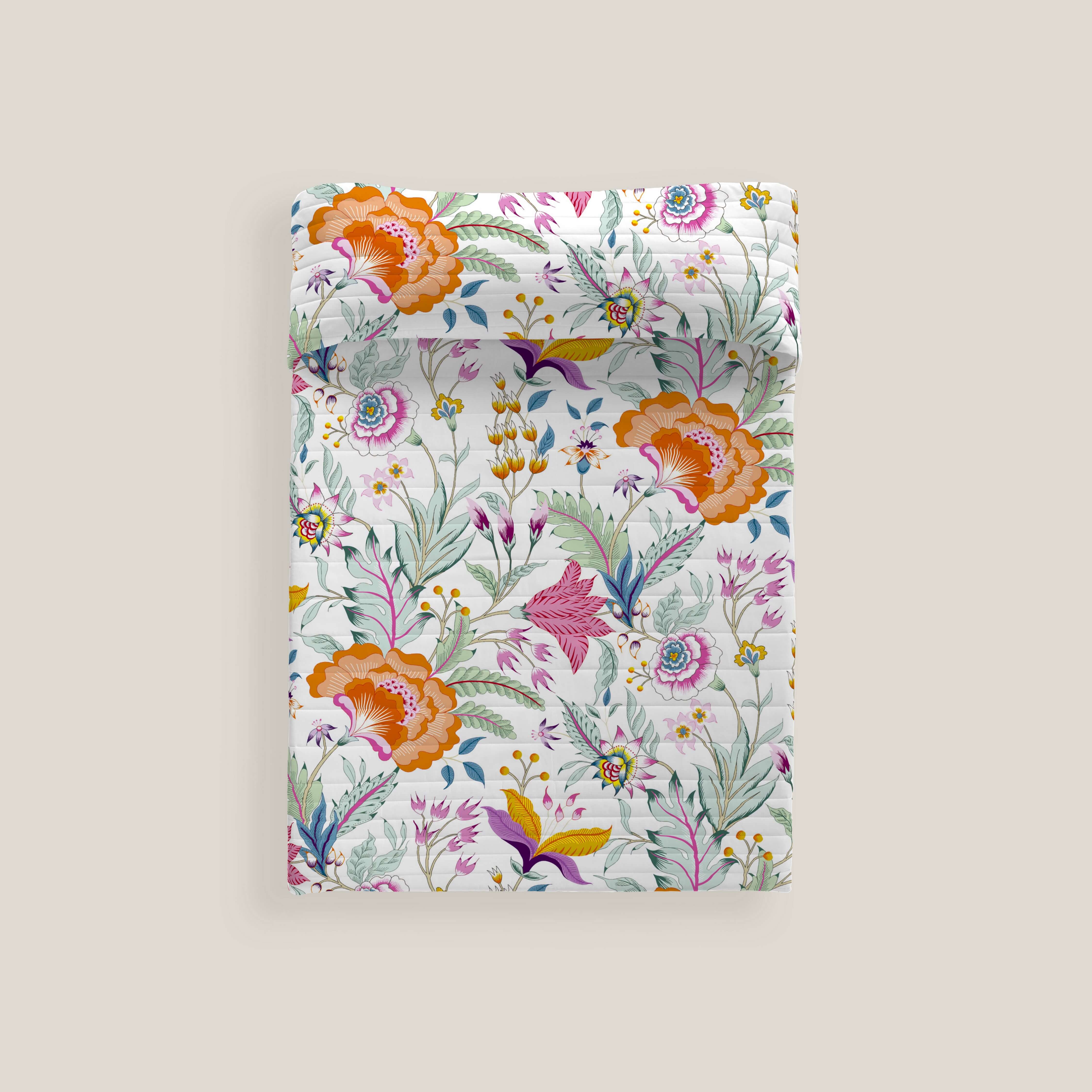 COLCHA BOUTI ESTAMPADA SELENA 100% ALGODÓN