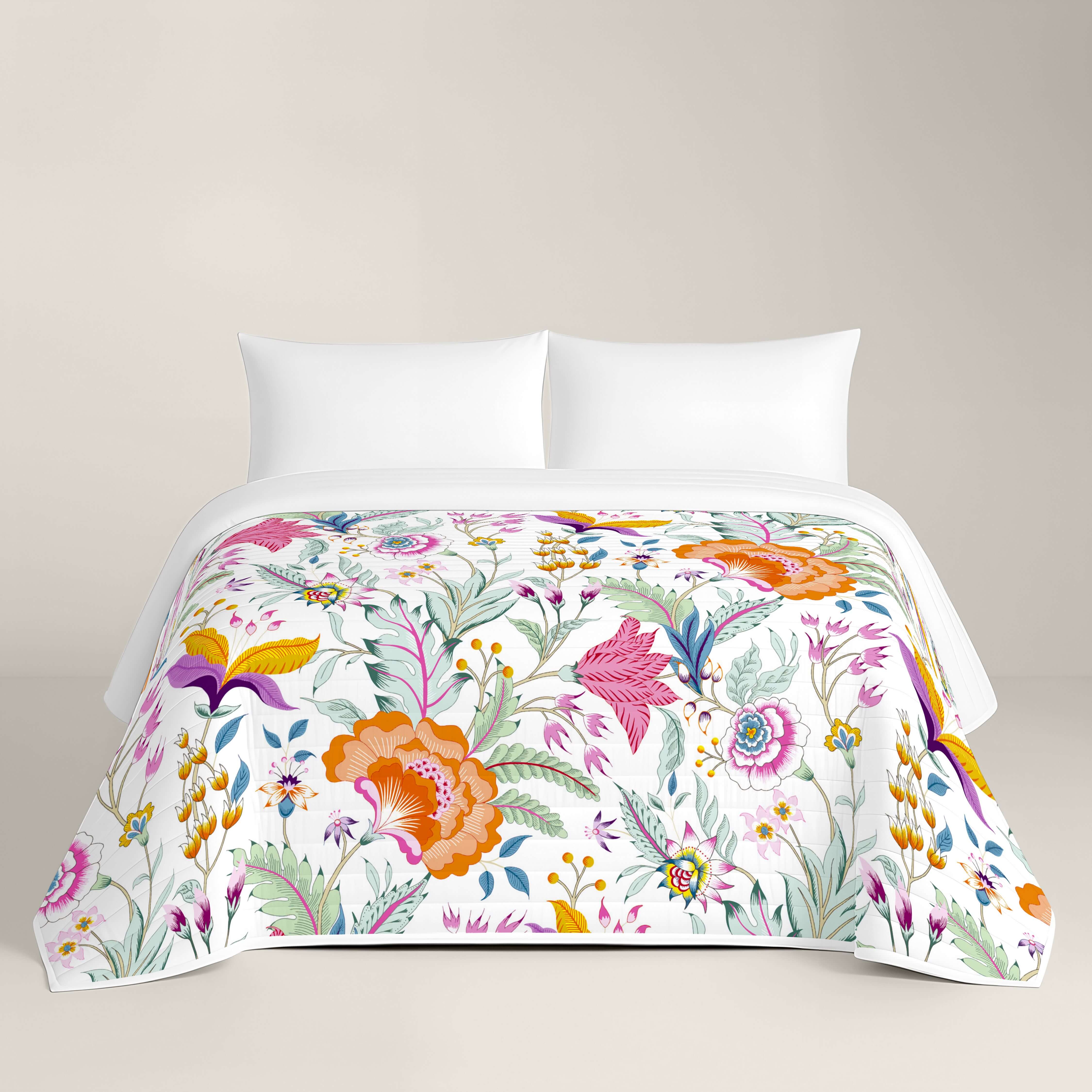 COLCHA BOUTI ESTAMPADA SELENA 100% ALGODÓN