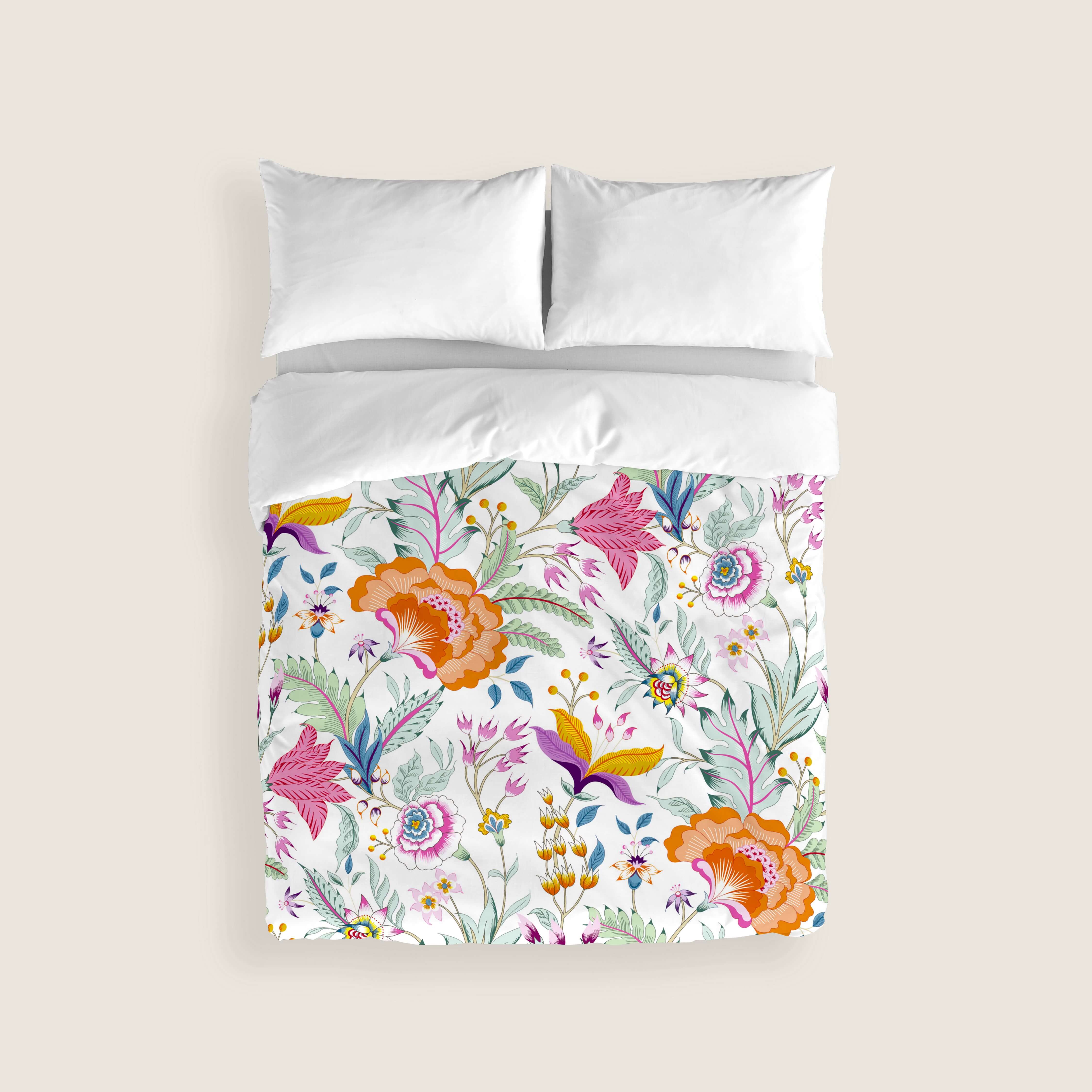 FUNDA NÓRDICA ESTAMPADA SELENA 100% ALGODÓN