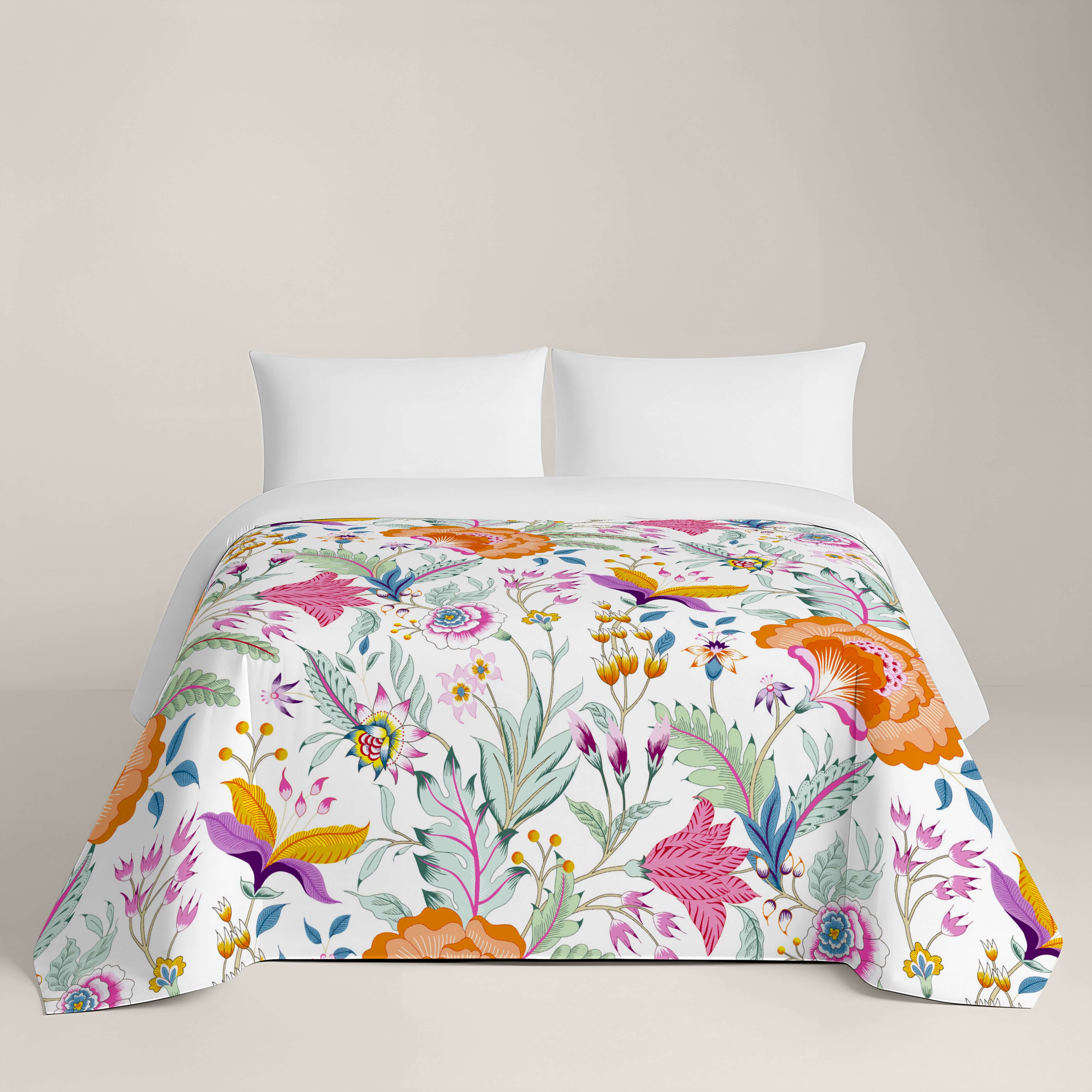 FUNDA NÓRDICA ESTAMPADA SELENA 100% ALGODÓN