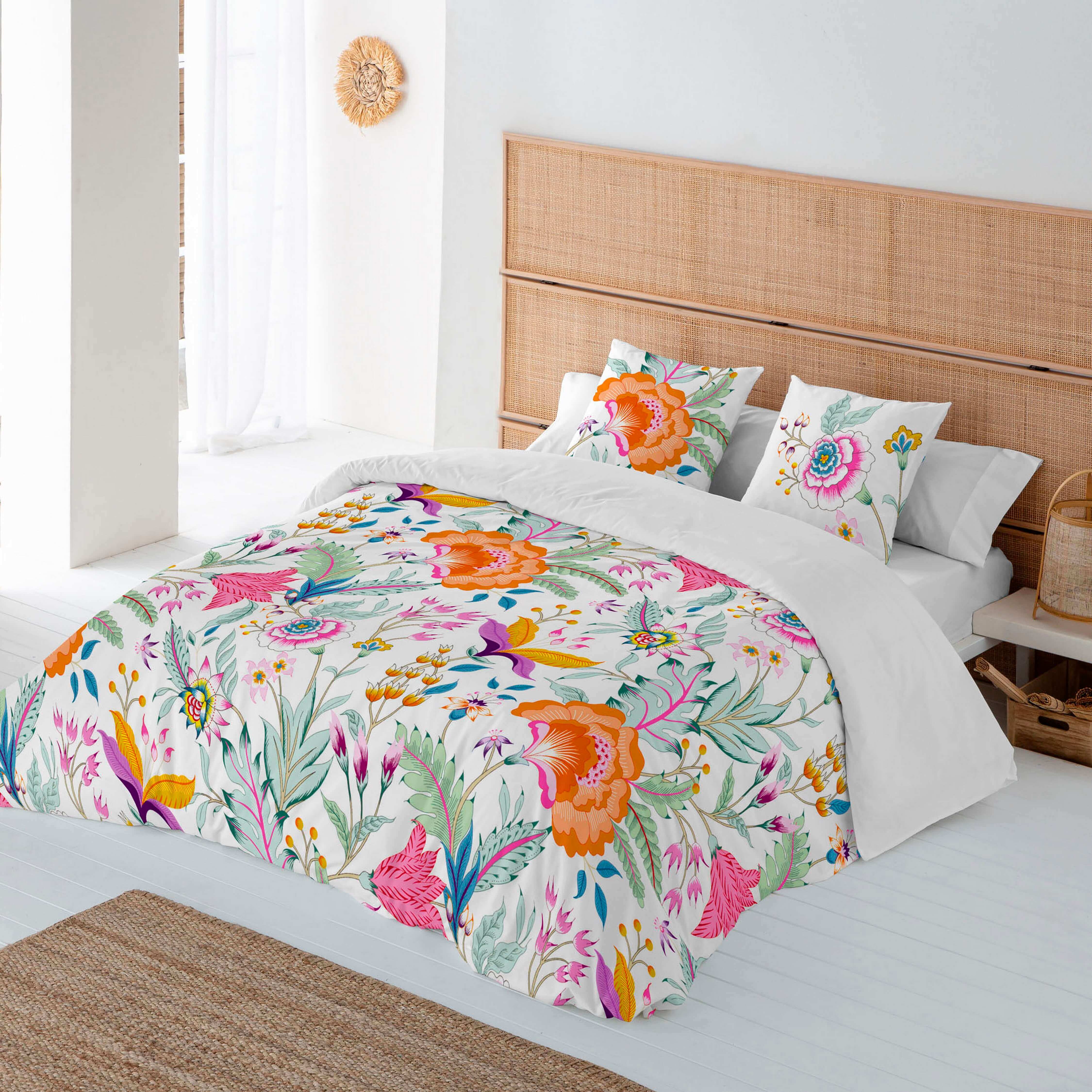 FUNDA NÓRDICA ESTAMPADA SELENA 100% ALGODÓN