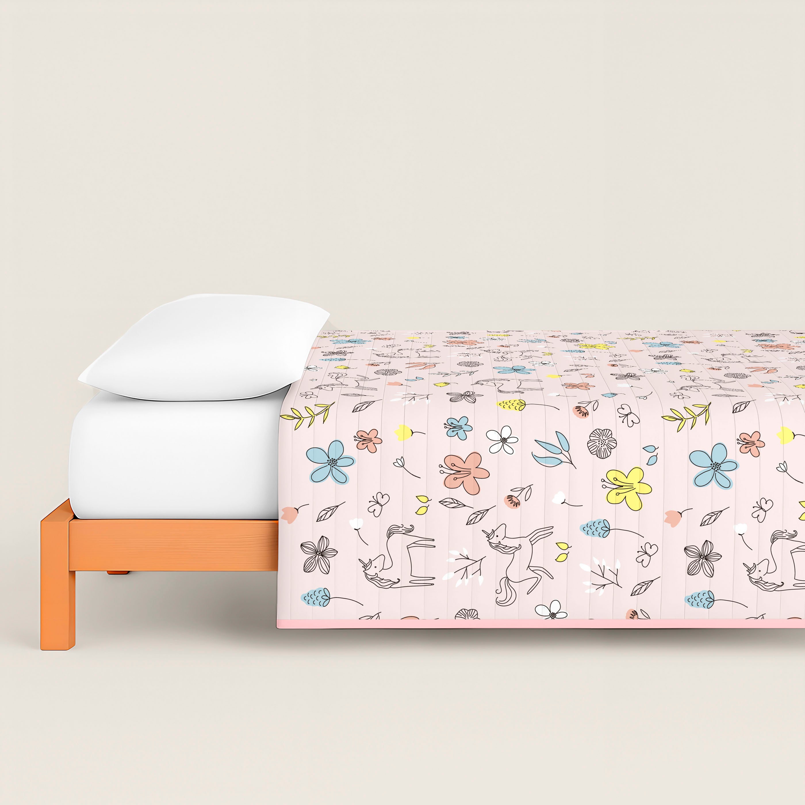 COLCHA BOUTI ESTAMPADA INFANTIL DINKY 100% ALGODÓN