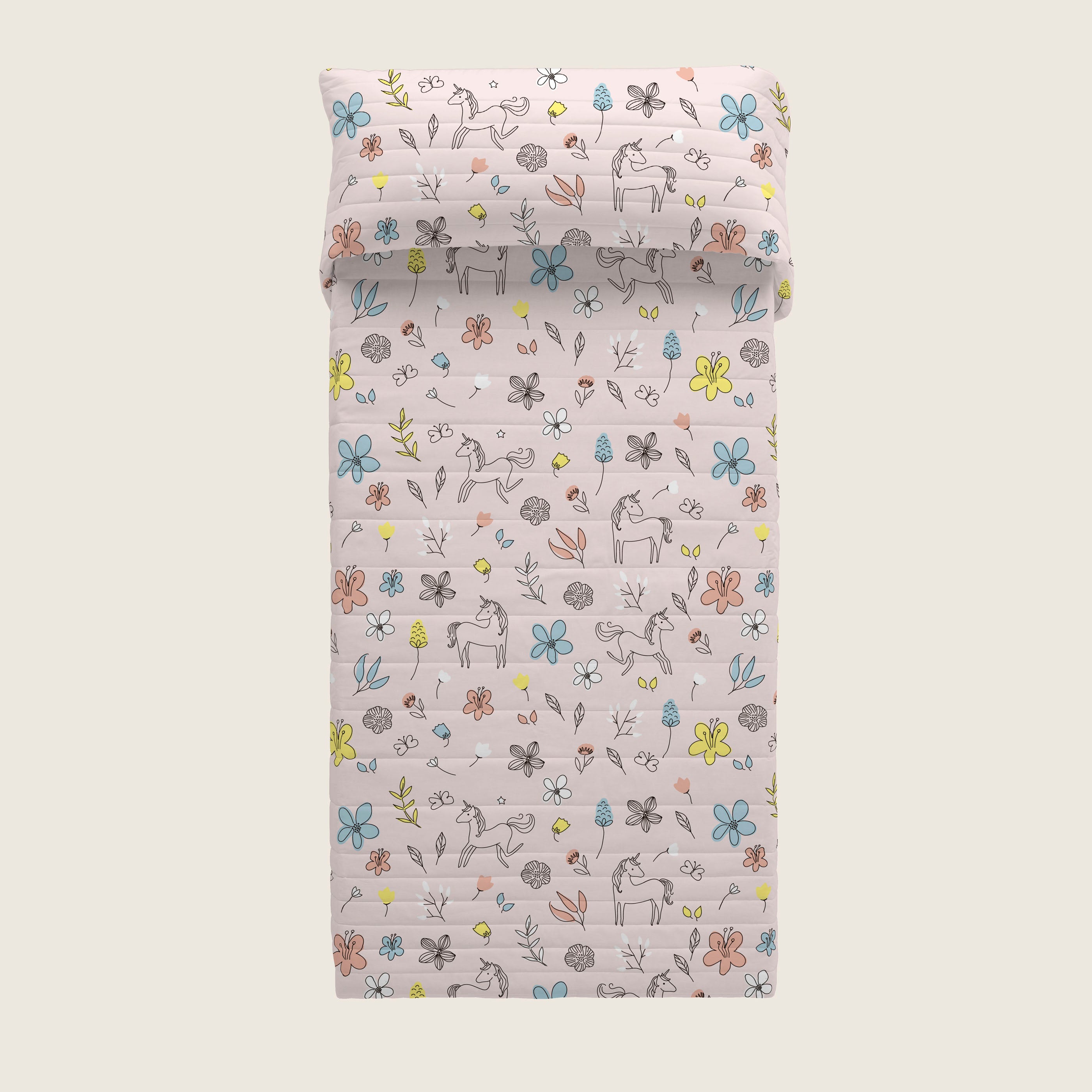 COLCHA BOUTI ESTAMPADA INFANTIL DINKY 100% ALGODÓN