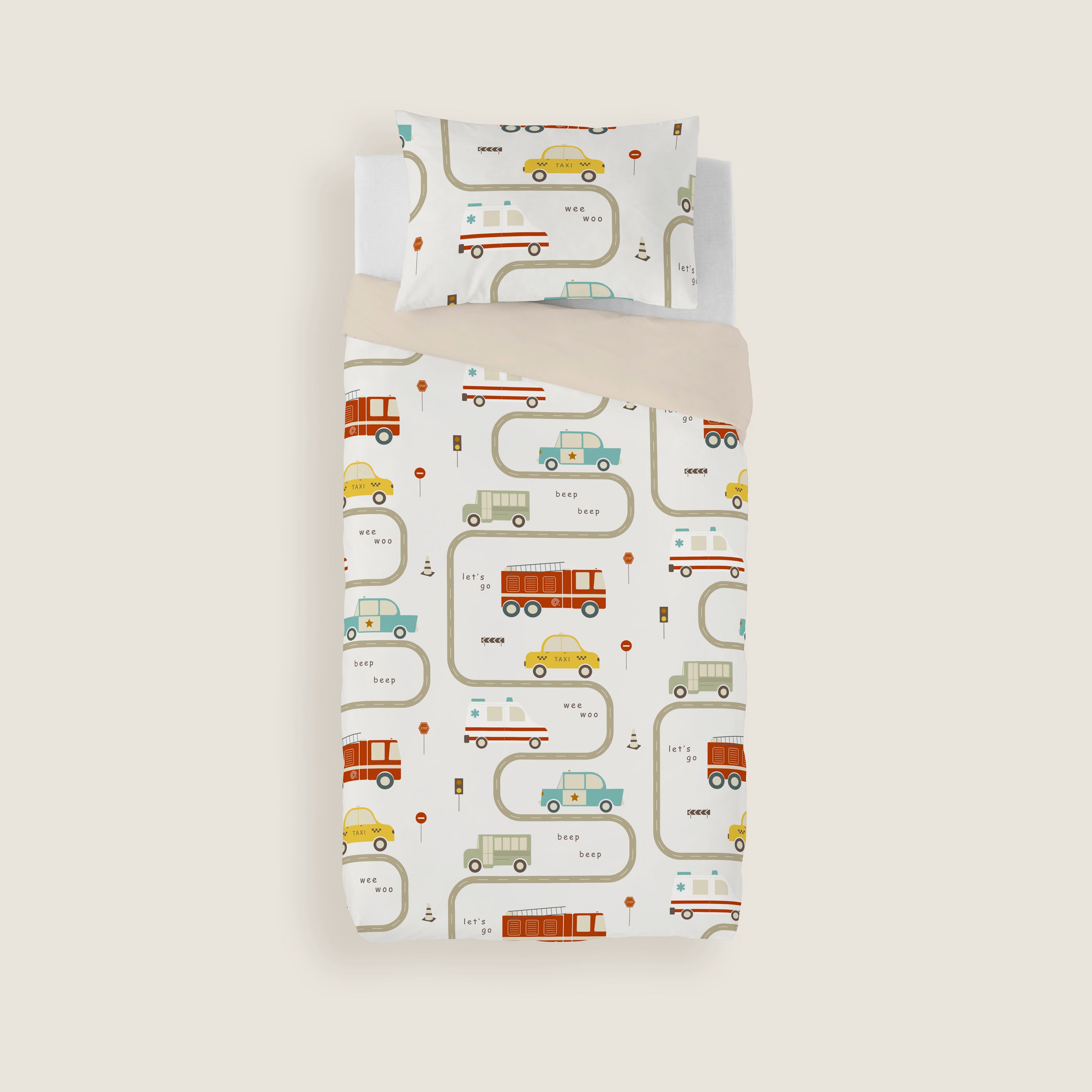 FUNDA NÓRDICA ESTAMPADA INFANTIL GREM 100% ALGODÓN
