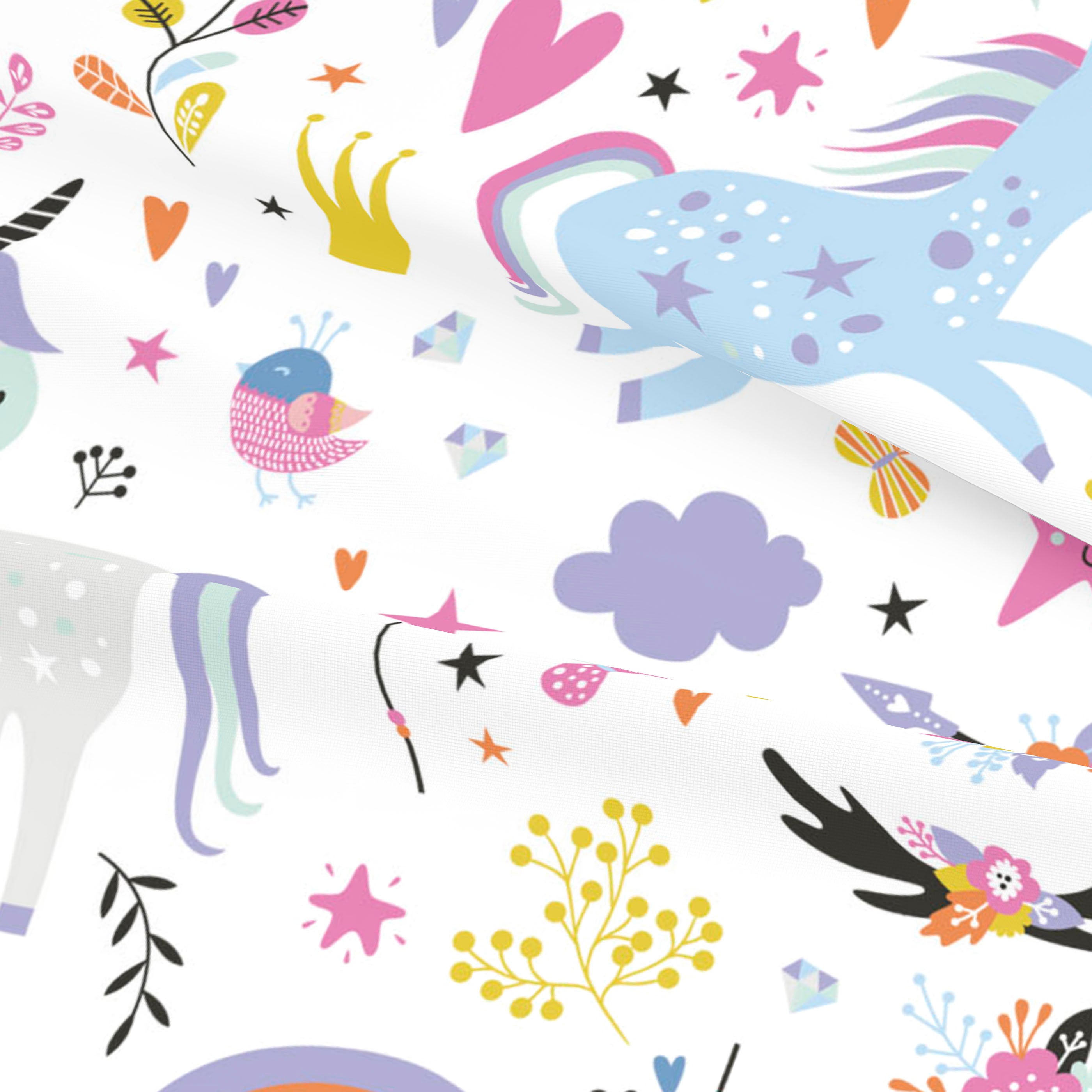 JUEGO SÁBANAS ESTAMPADAS INFANTIL SPARKLY 100% ALGODÓN