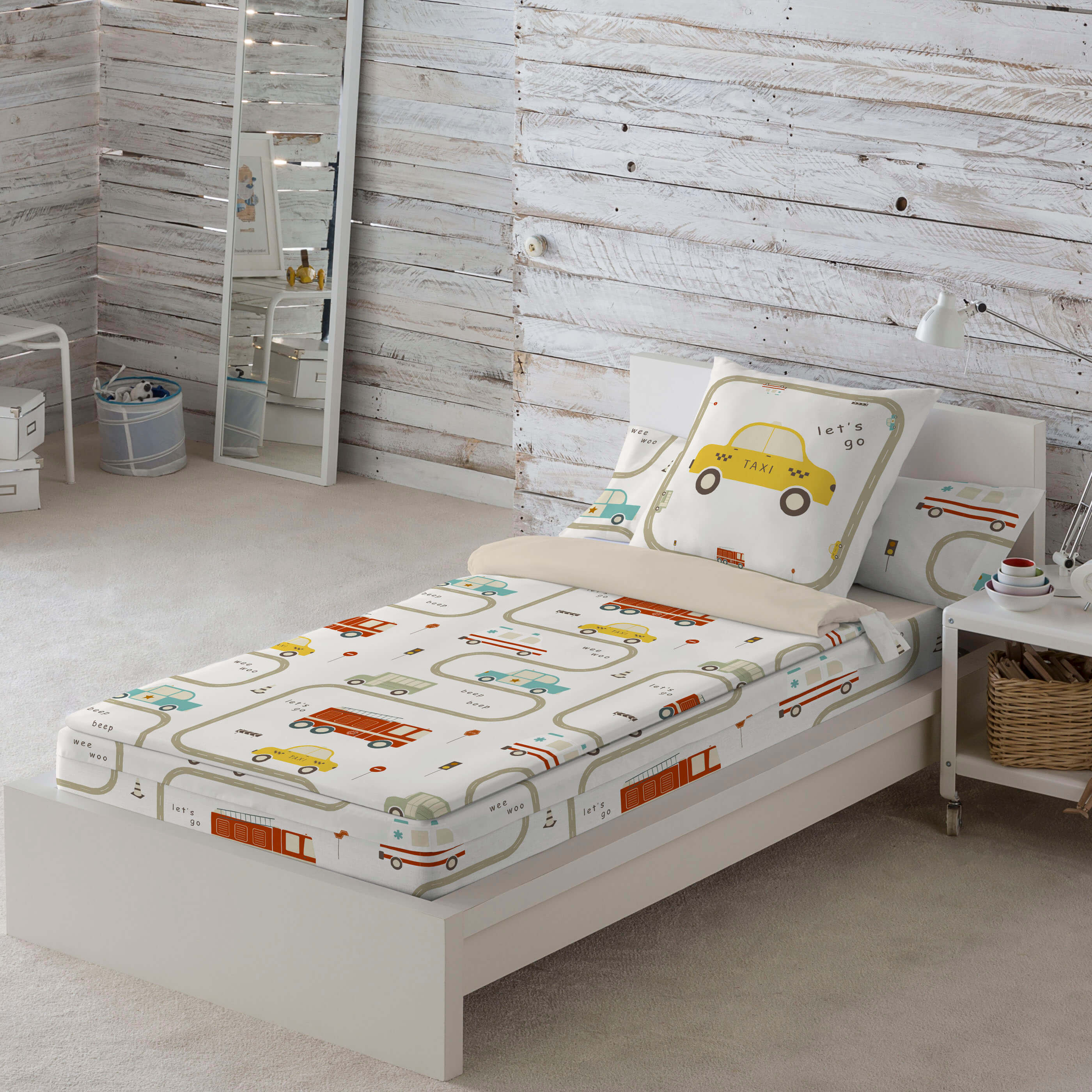 SACO NÓRDICO INFANTIL GREEN 100% ALGODÓN