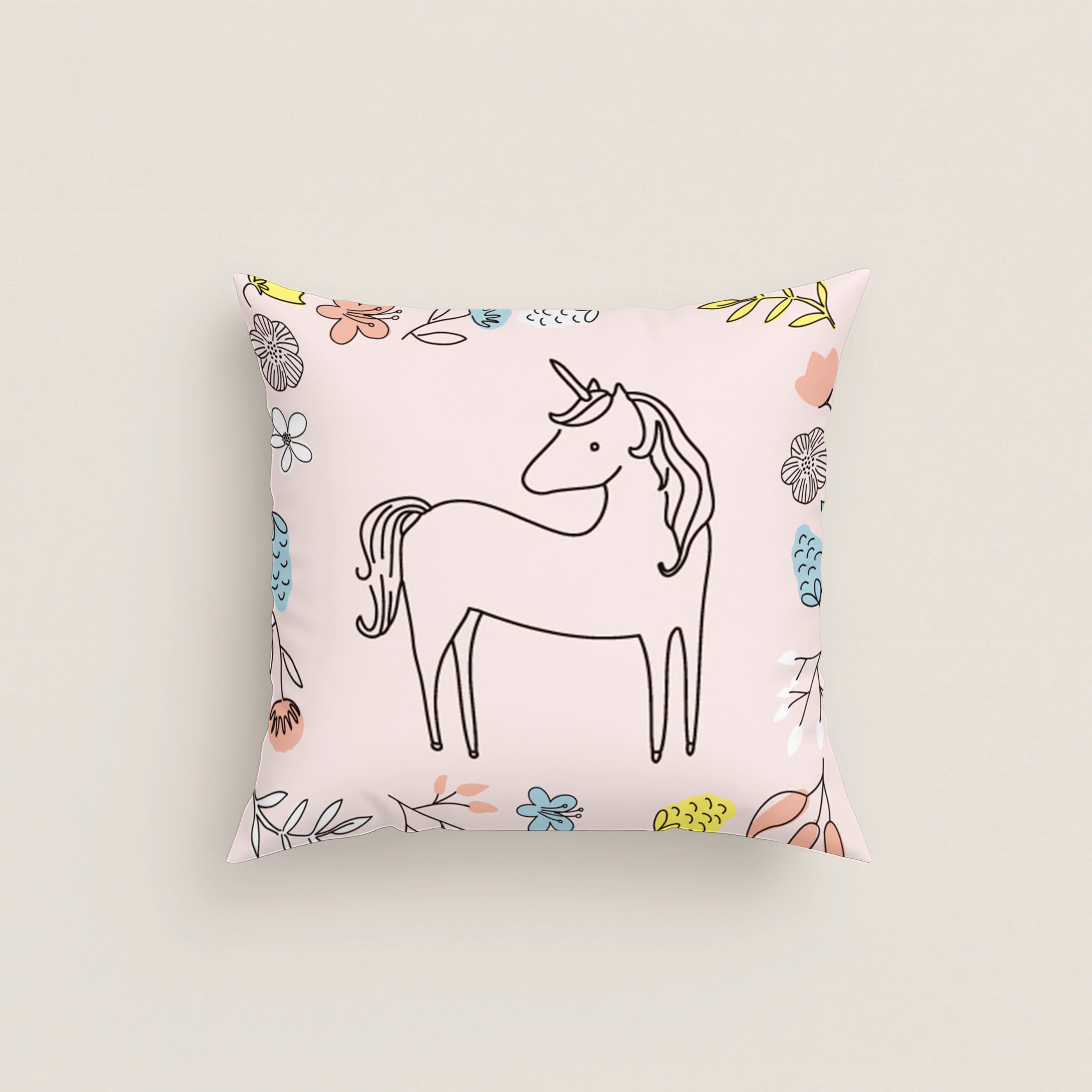 FUNDA DE COJÍN INFANTIL ESTAMPADO DINKY 100% ALGODÓN