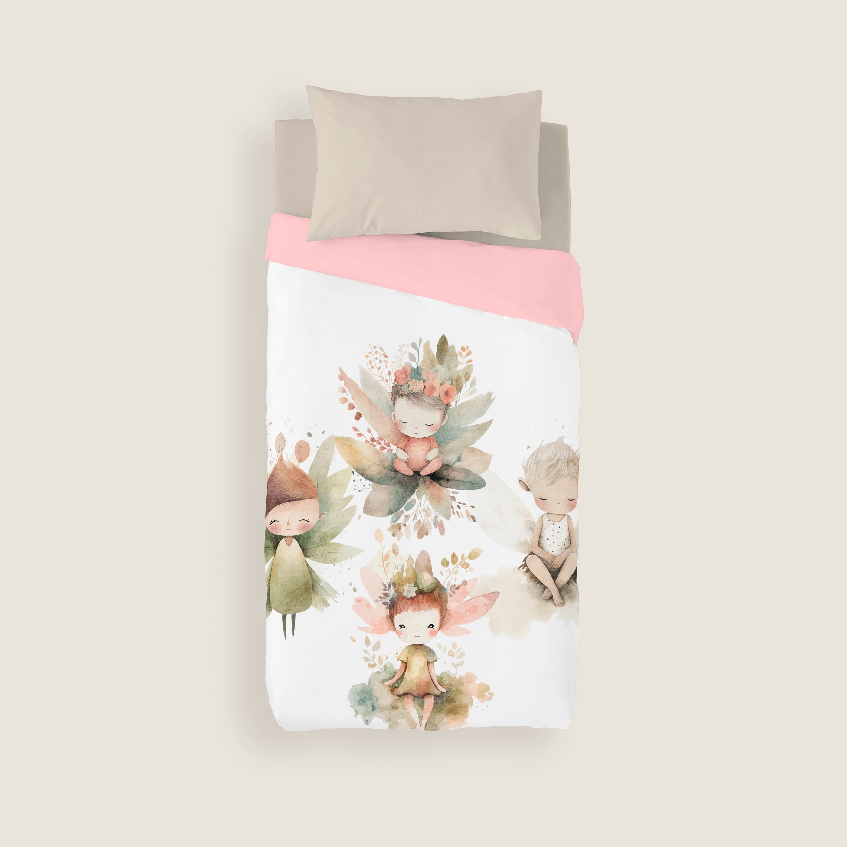 FUNDA NÓRDICA ESTAMPADA INFANTIL FALA 100% ALGODÓN