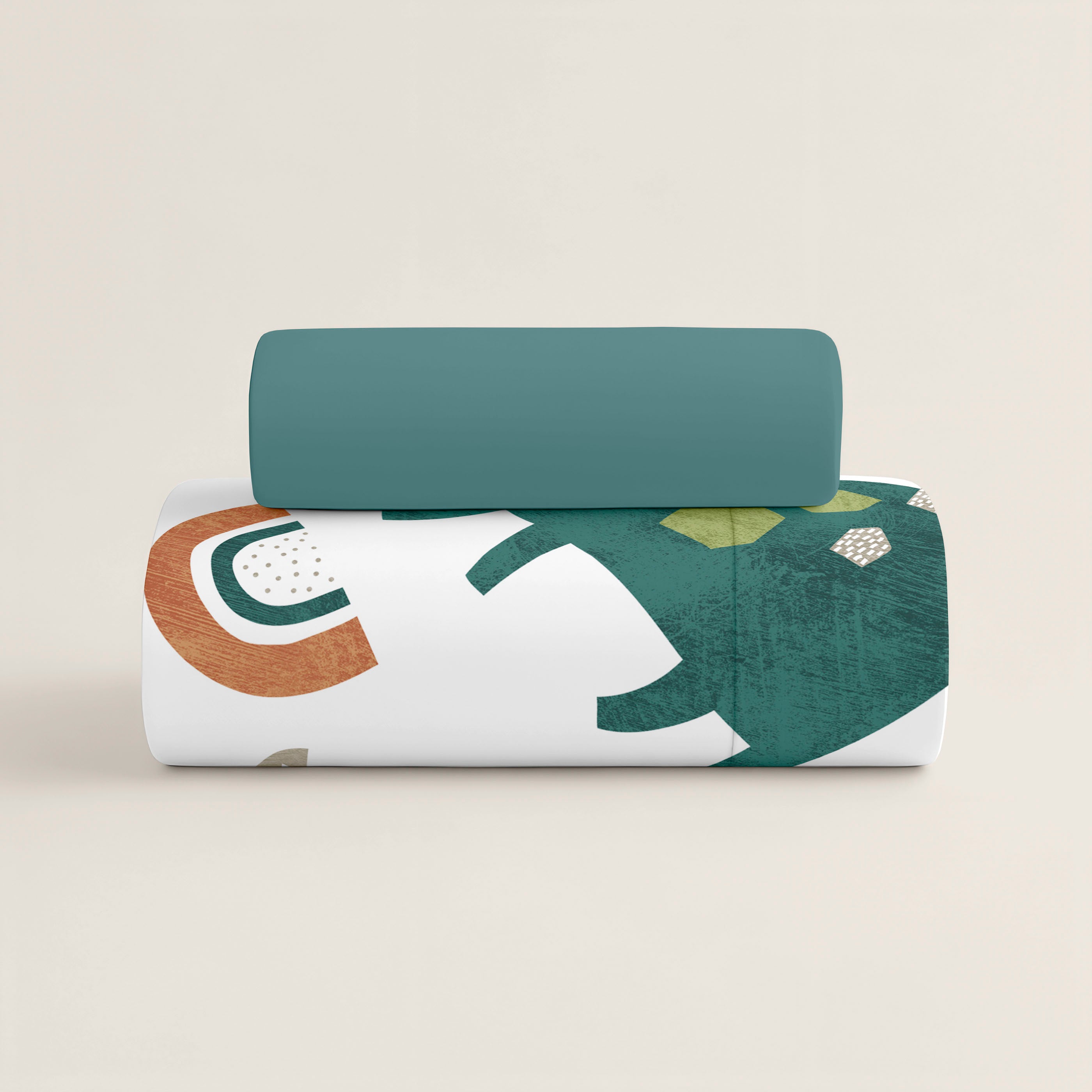 FUNDA NÓRDICA ESTAMPADA INFANTIL SAURIO 100% ALGODÓN