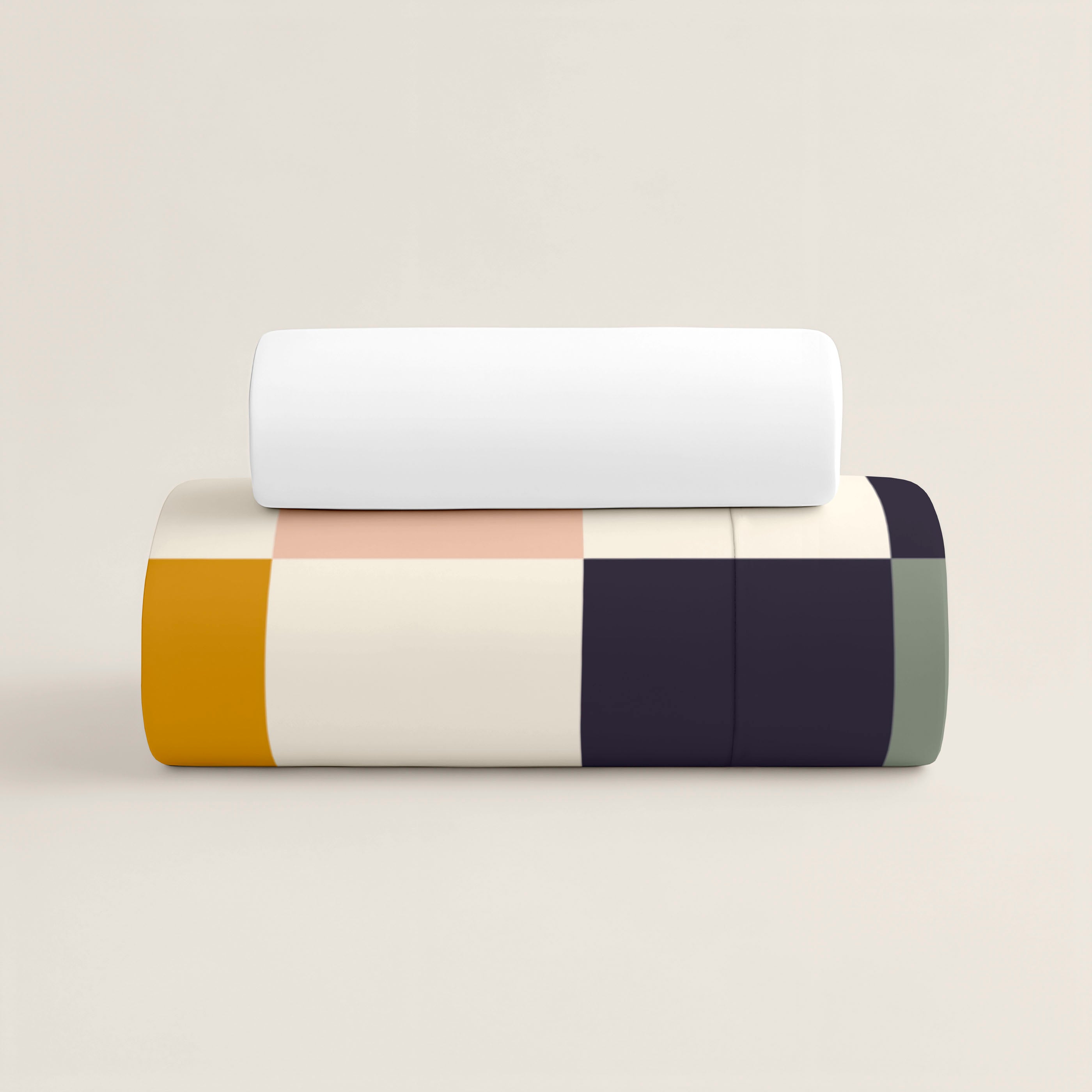 FUNDA NÓRDICA ESTAMPADA ROZKO 100% ALGODÓN