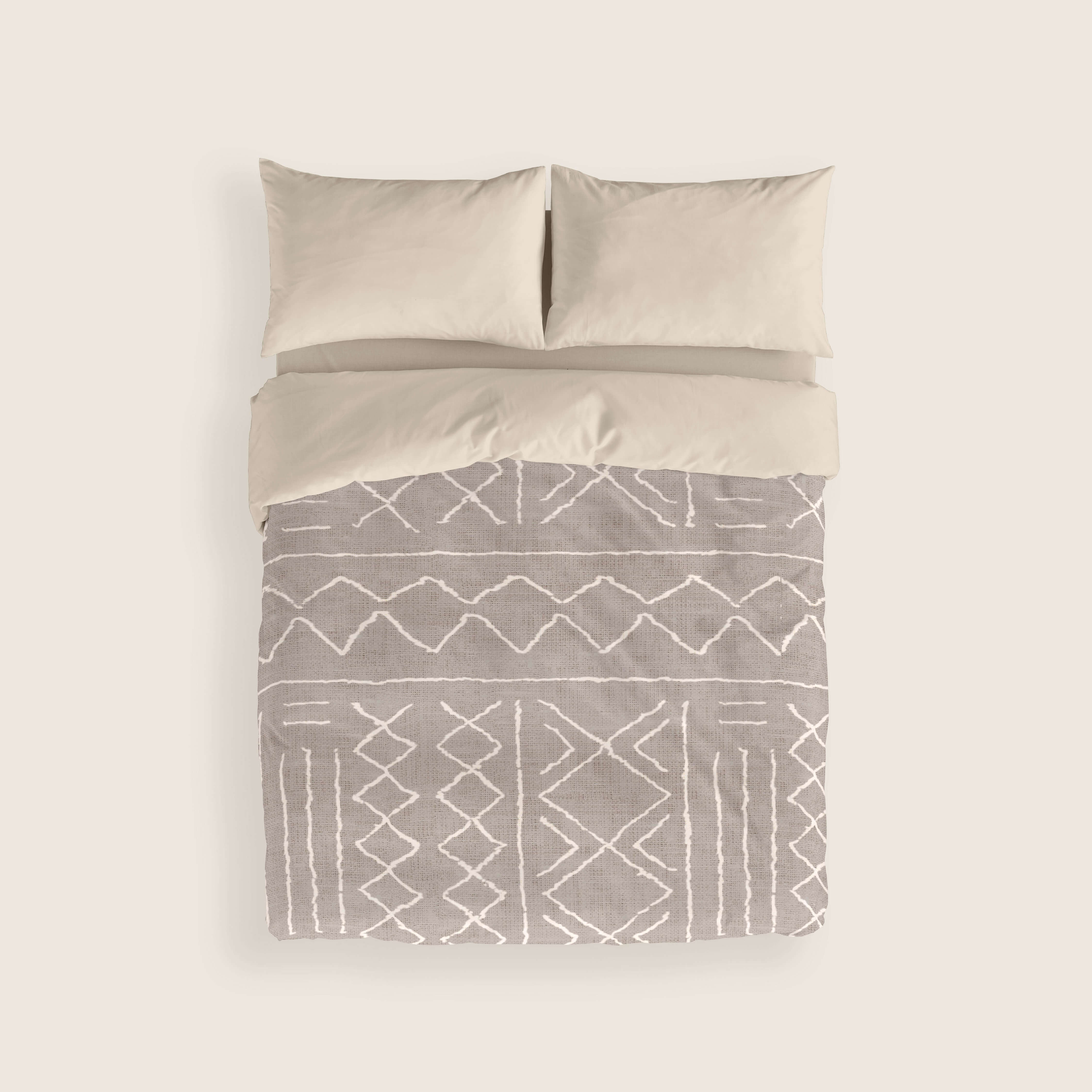 FUNDA NÓRDICA ESTAMPADA NAUEK LINEN 100% ALGODÓN