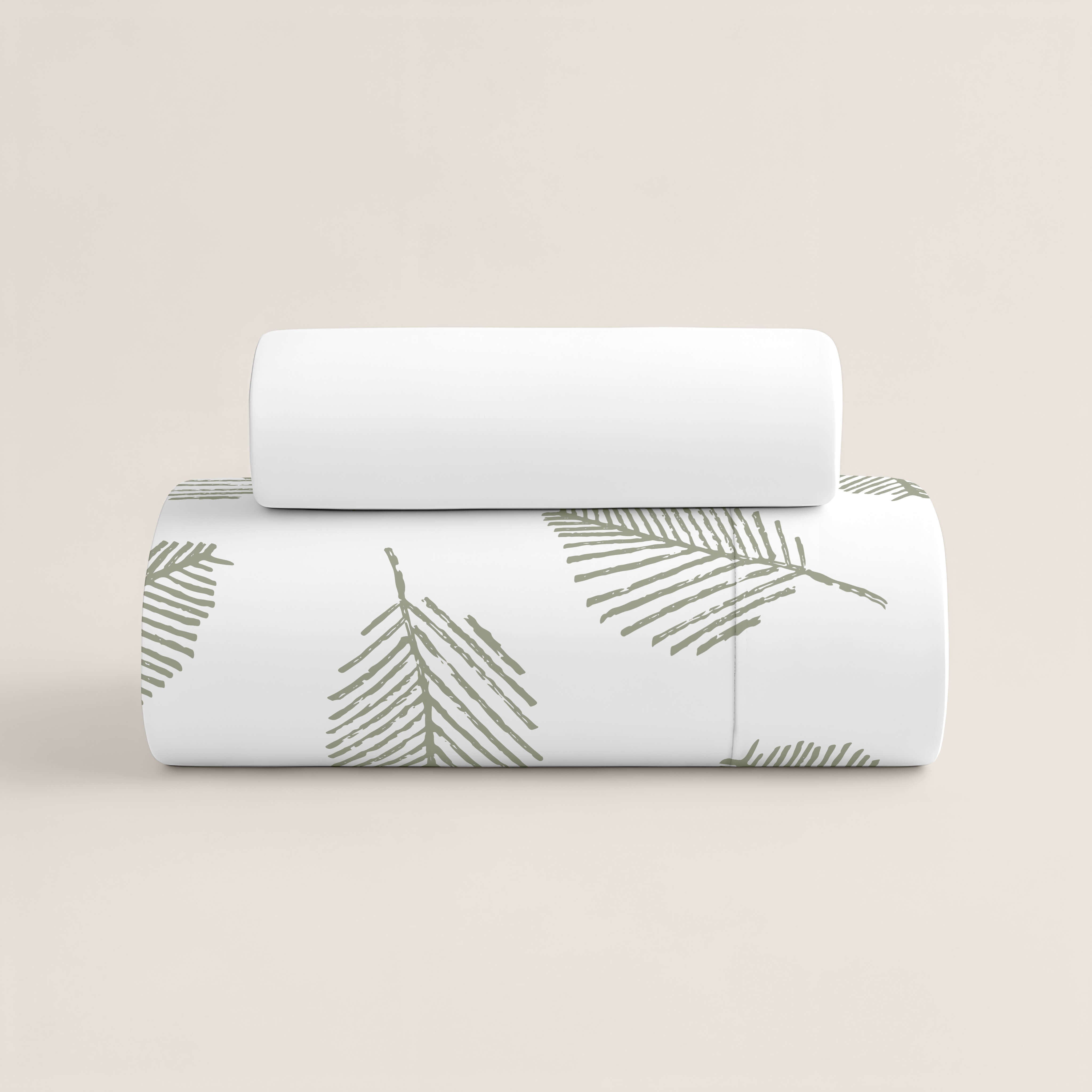 FUNDA NÓRDICA ESTAMPADA JAHO SAGE 100% ALGODÓN