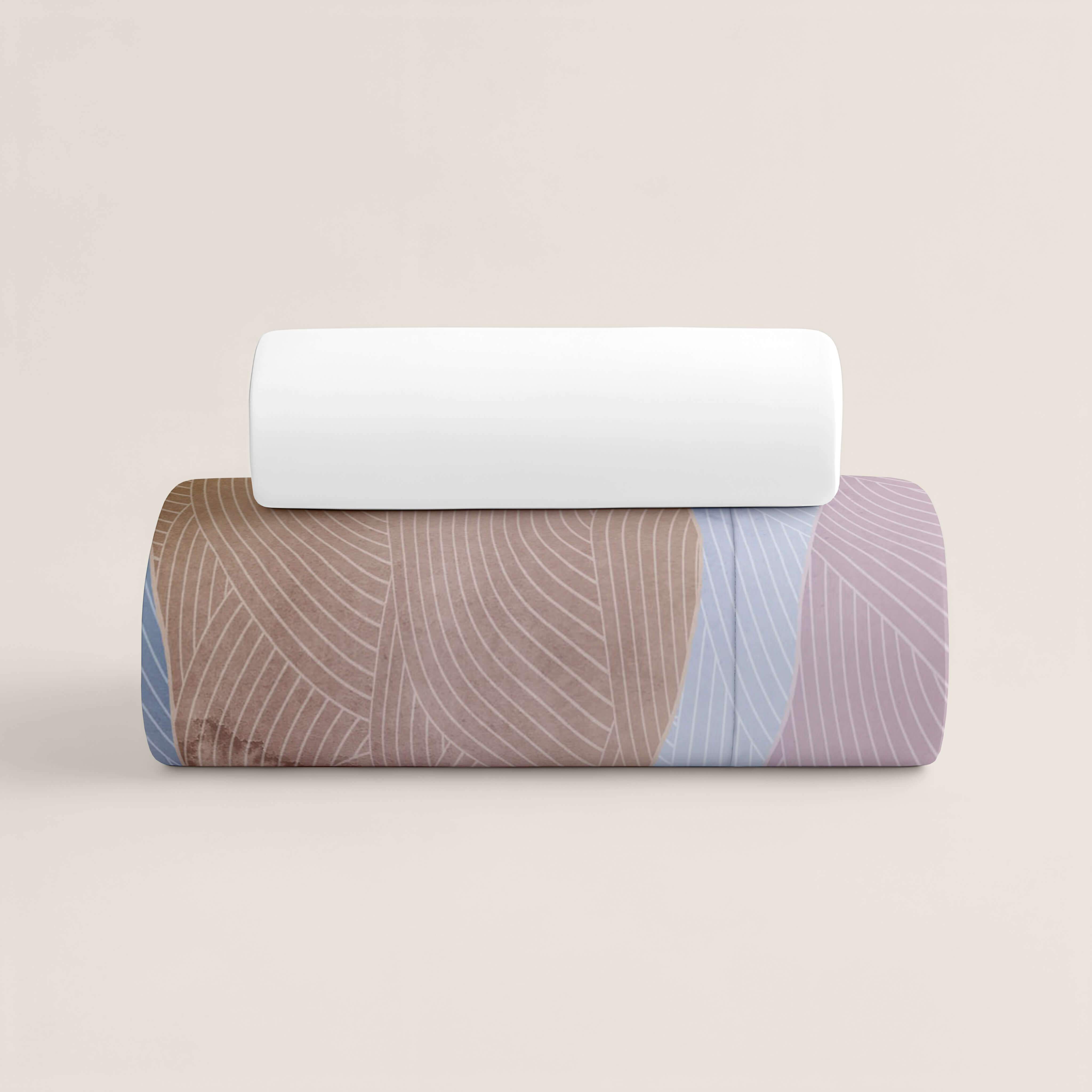 FUNDA NÓRDICA ESTAMPADA OCEAN BLUE 100% ALGODÓN