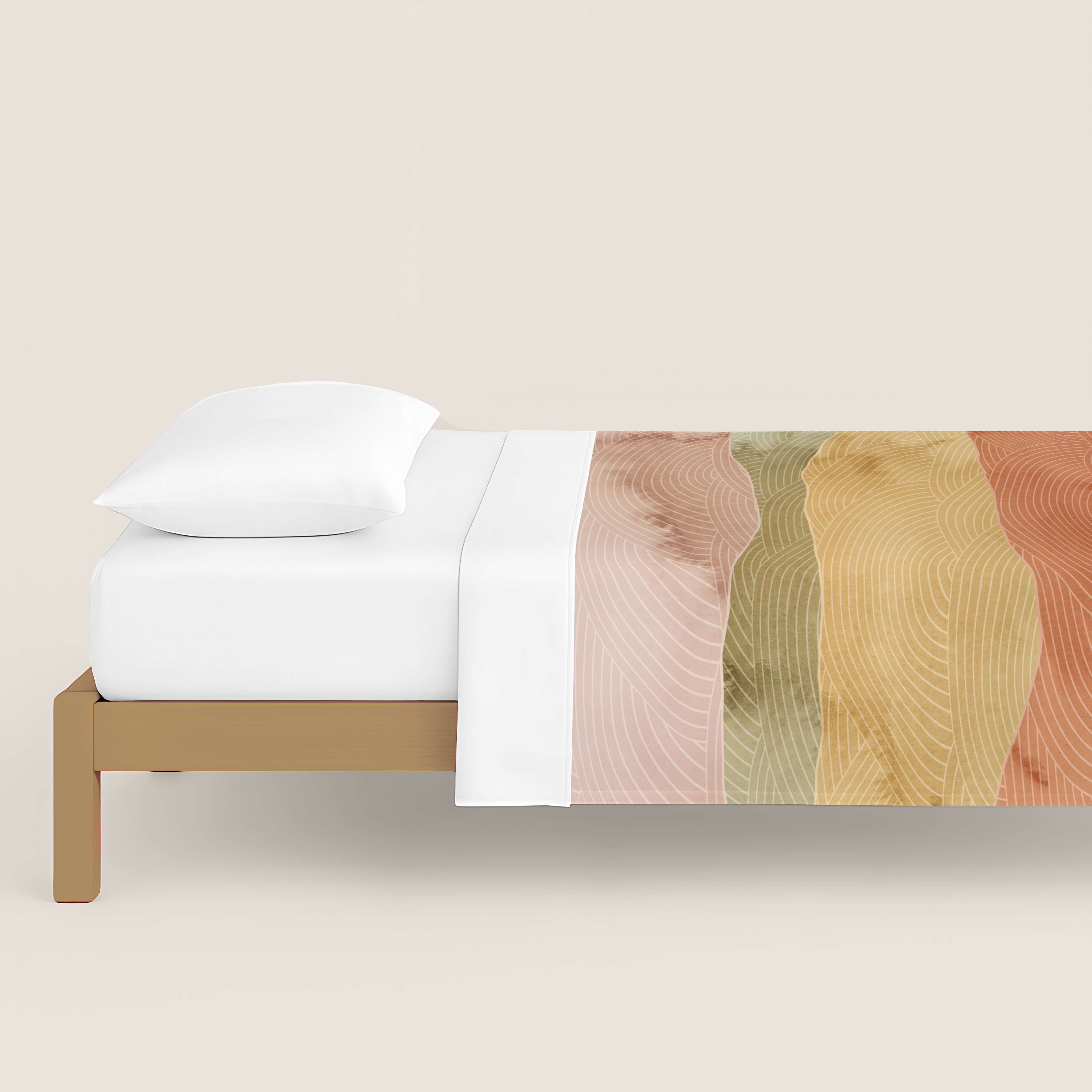 FUNDA NÓRDICA ESTAMPADA OCEAN TERRA 100% ALGODÓN