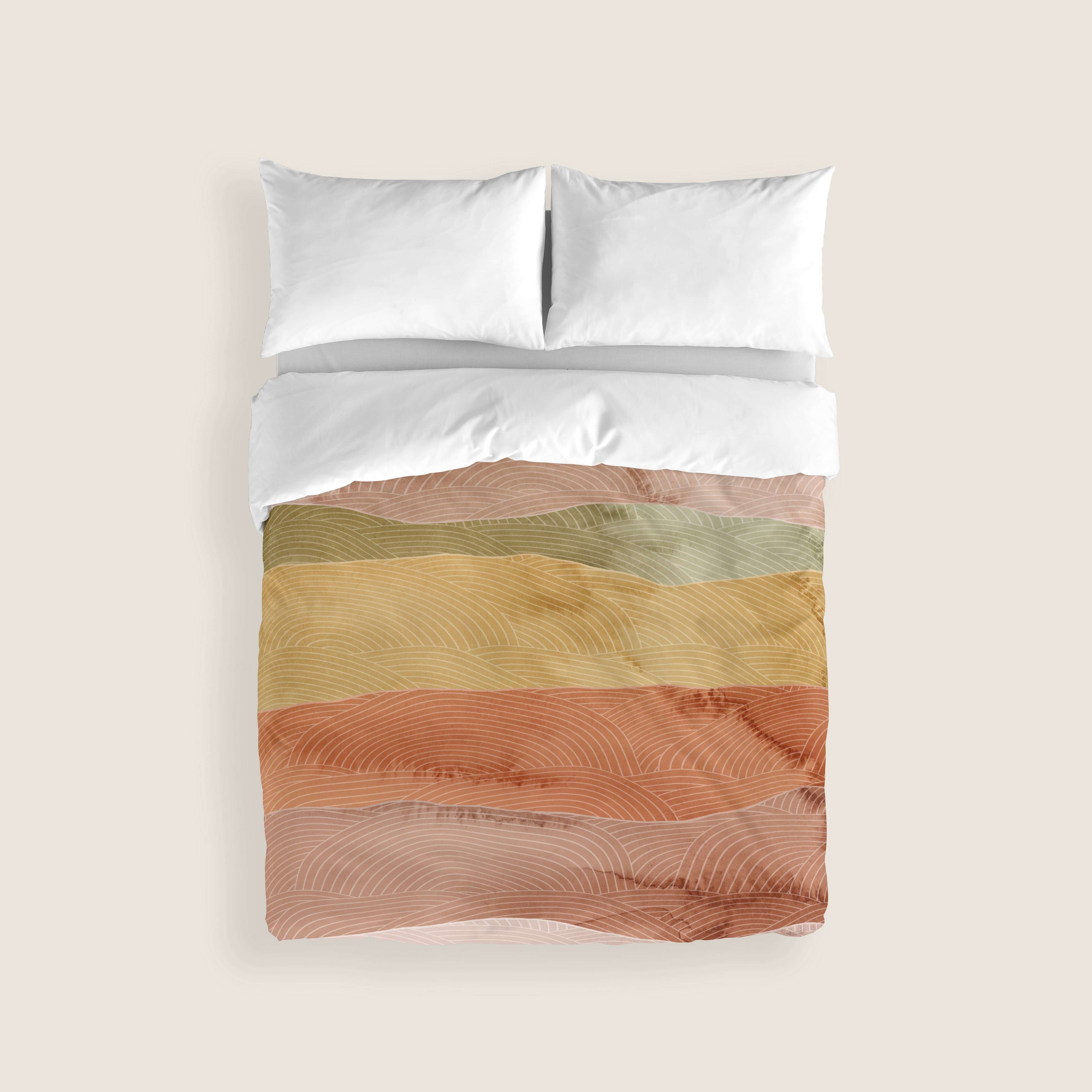 FUNDA NÓRDICA ESTAMPADA OCEAN TERRA 100% ALGODÓN